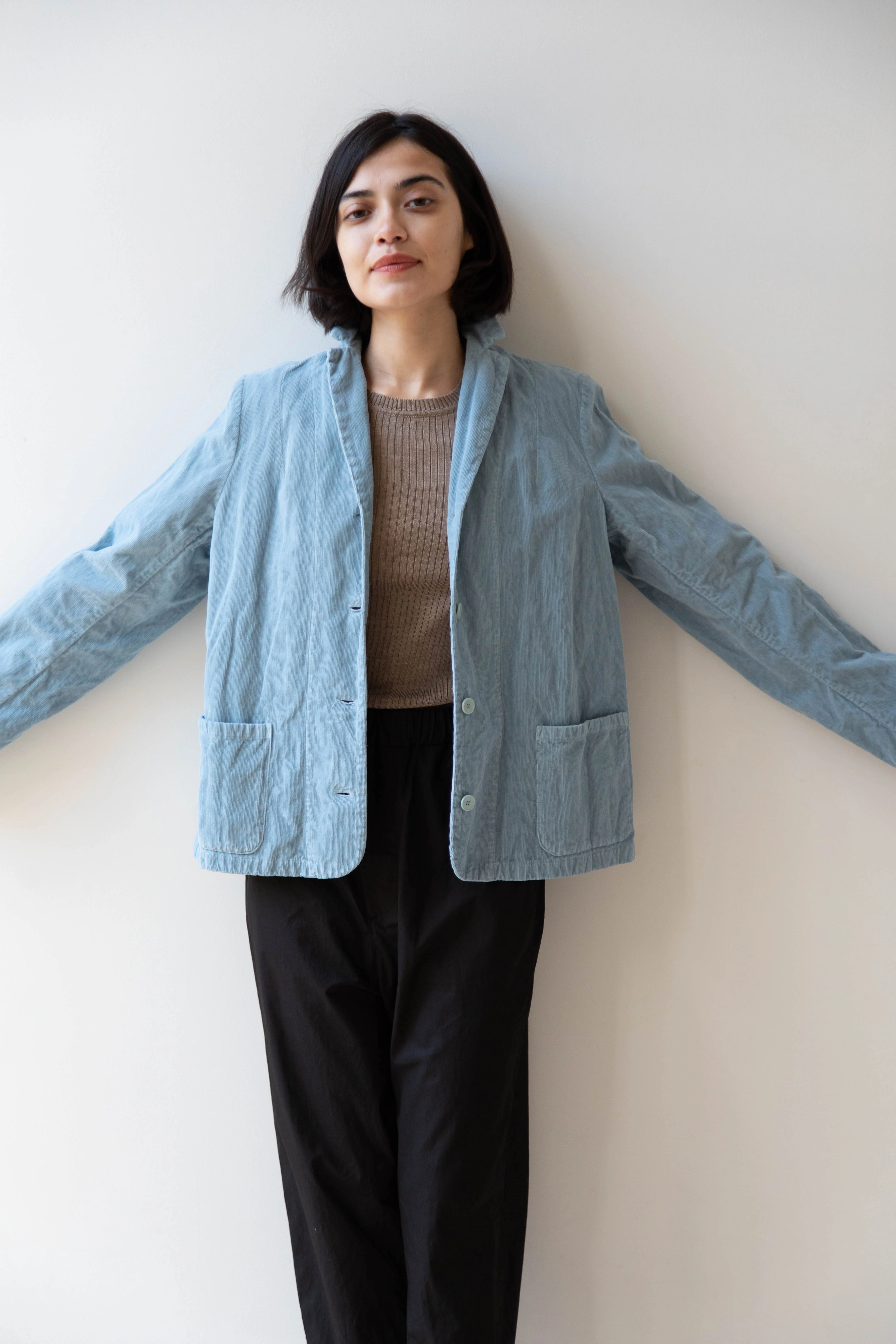 Manuelle Guibal | Fitted Jacket in Aqua - Image 2