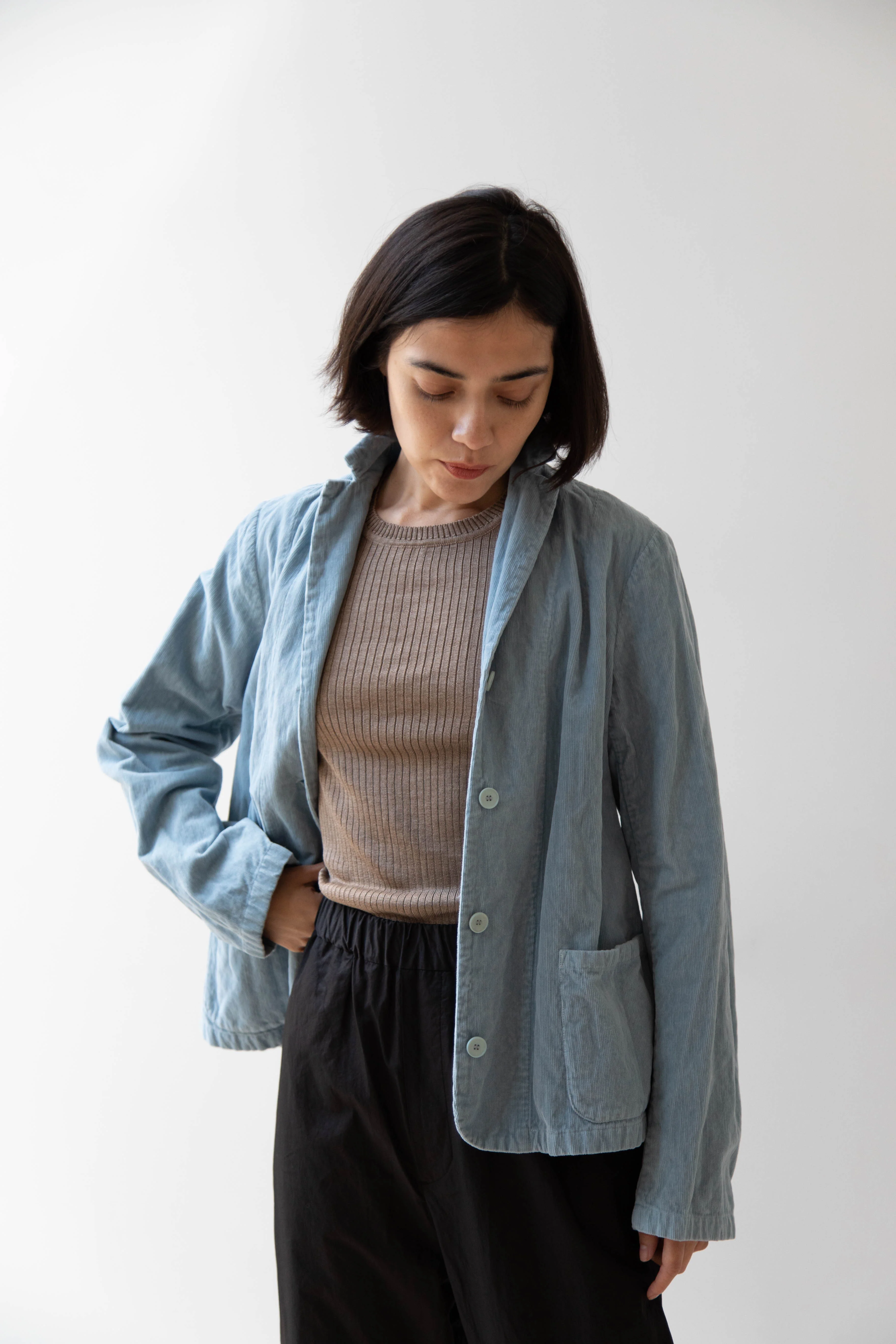 Manuelle Guibal | Fitted Jacket in Aqua - Image 21