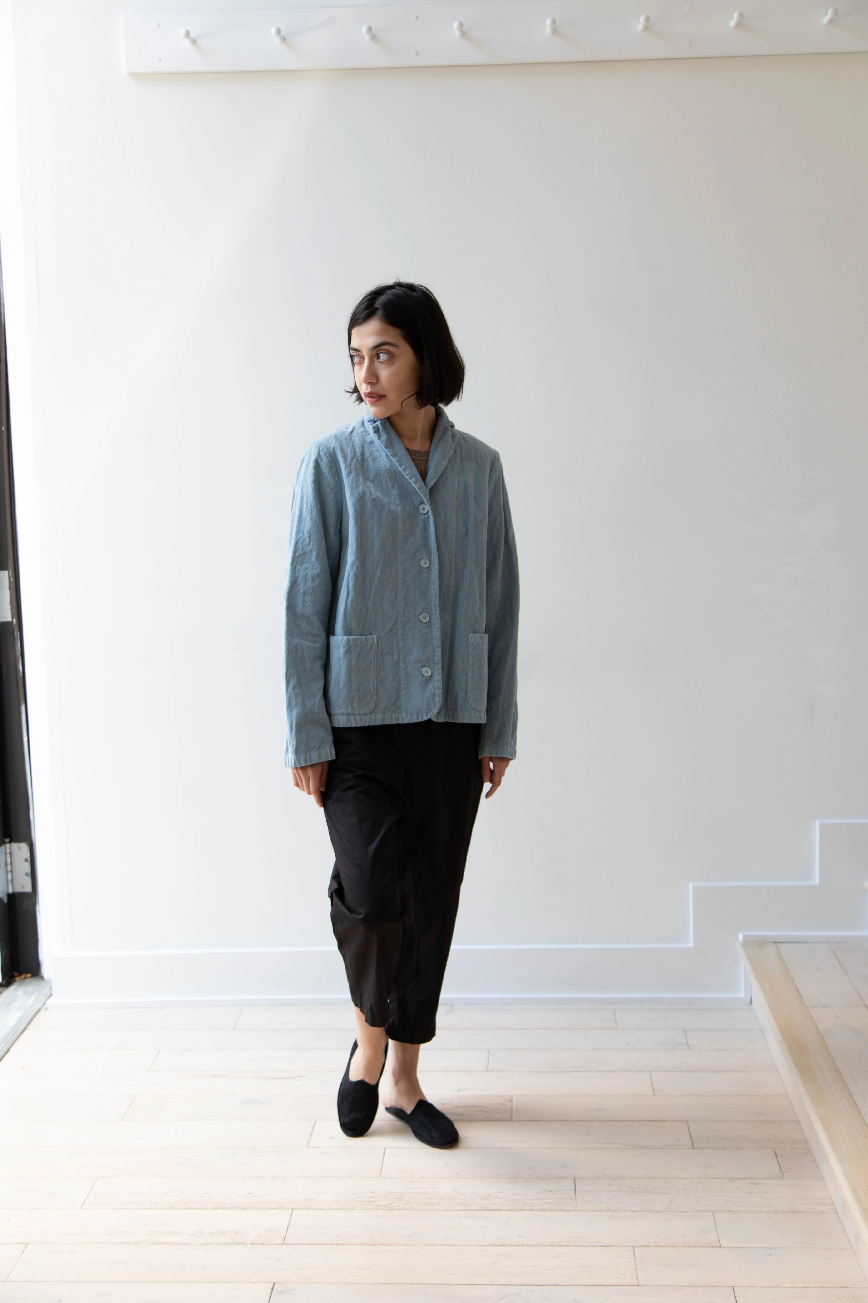 Manuelle Guibal | Fitted Jacket in Aqua - Image 25