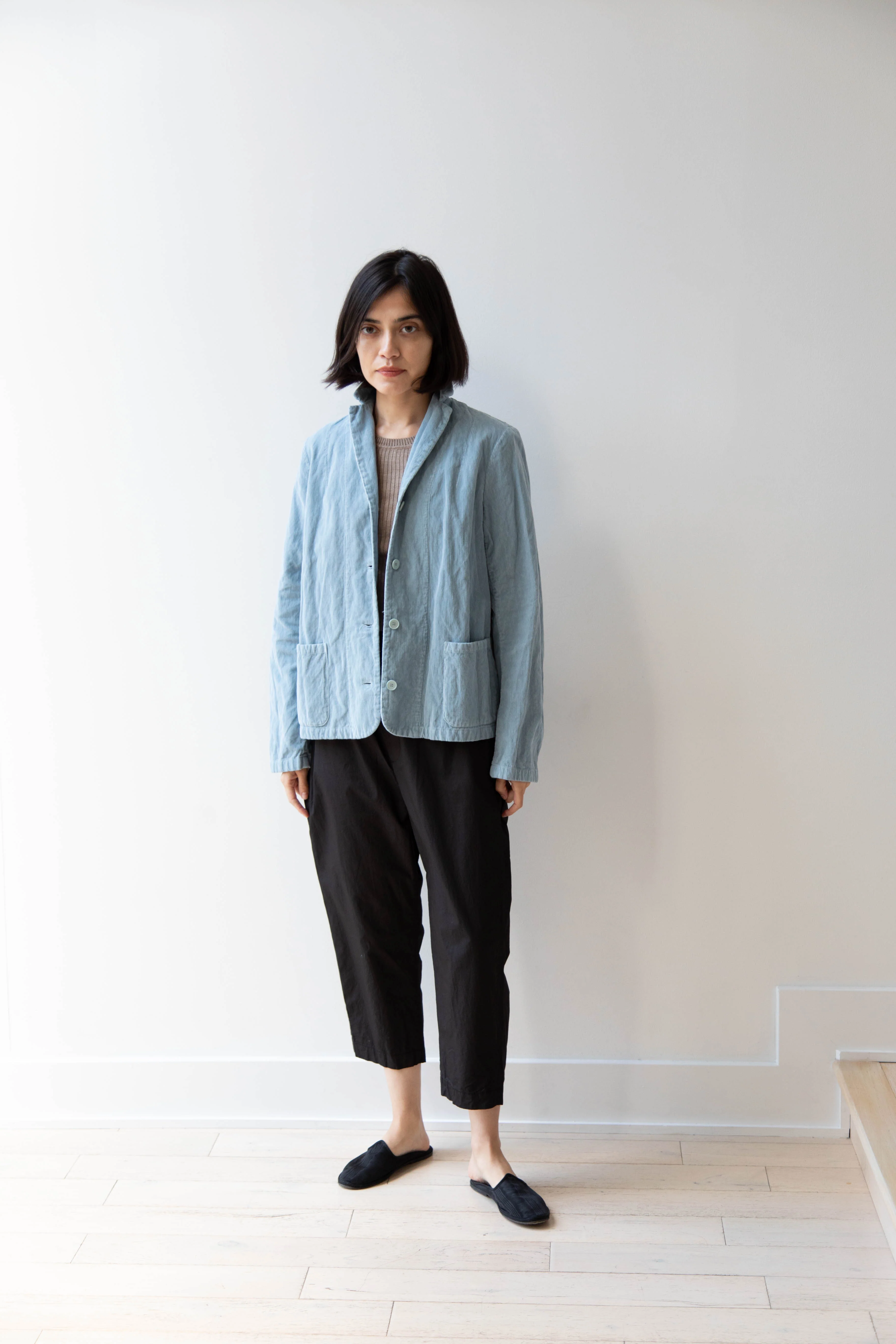 Manuelle Guibal | Fitted Jacket in Aqua - Image 3