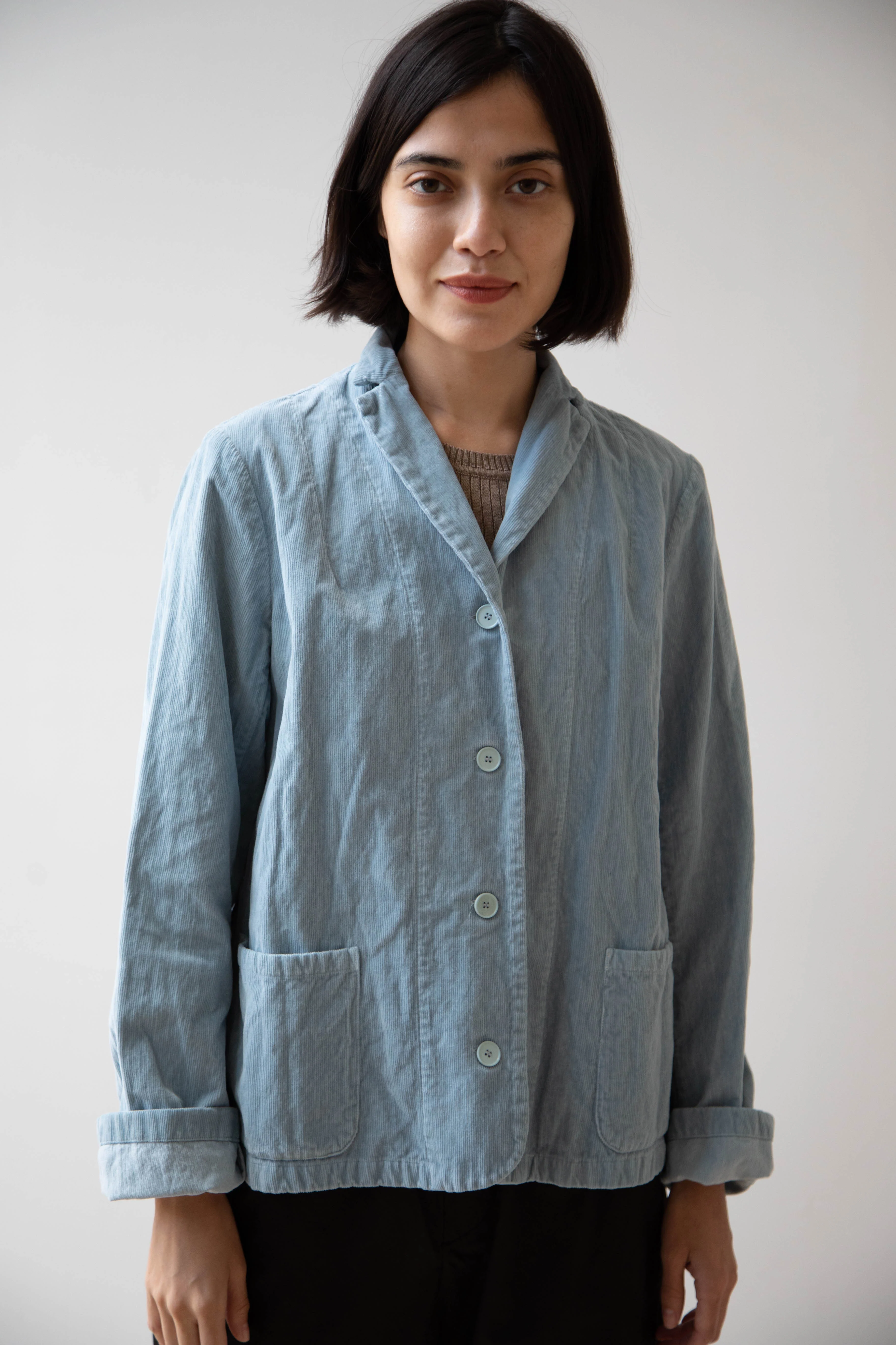 Manuelle Guibal | Fitted Jacket in Aqua - Image 33