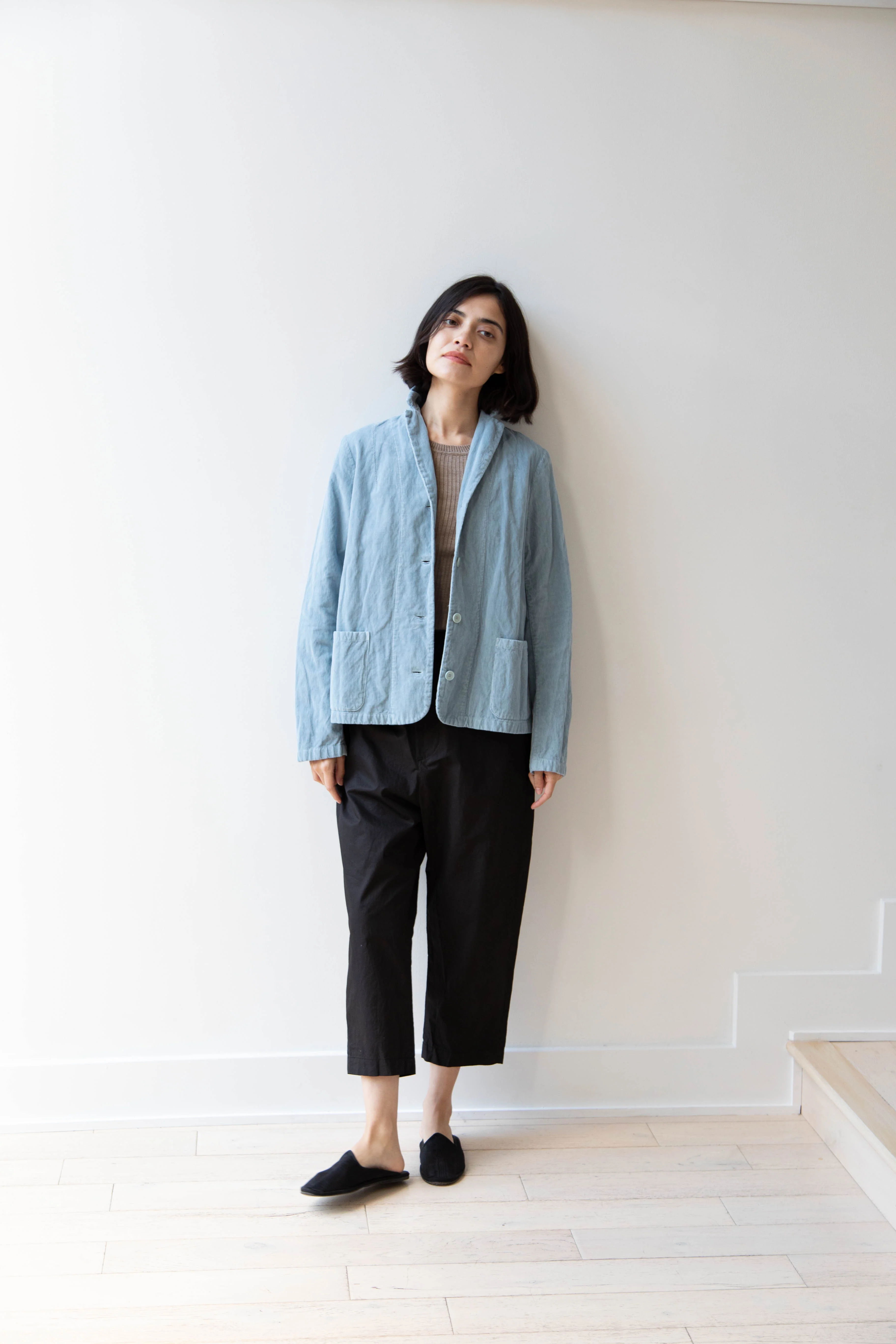 Manuelle Guibal | Fitted Jacket in Aqua - Image 6