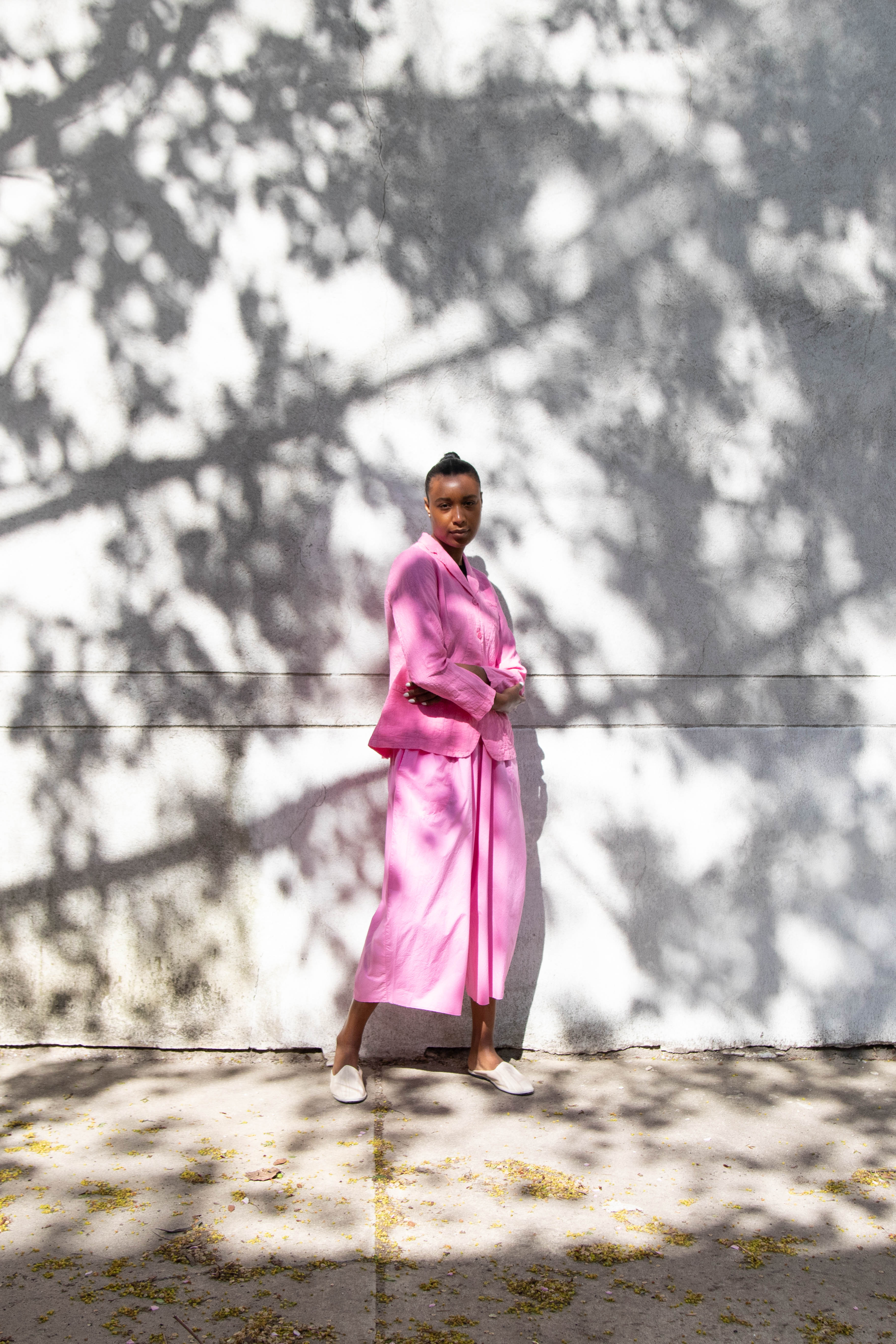 Manuelle Guibal | Linen Jacket in Pink Mimi - Image 18