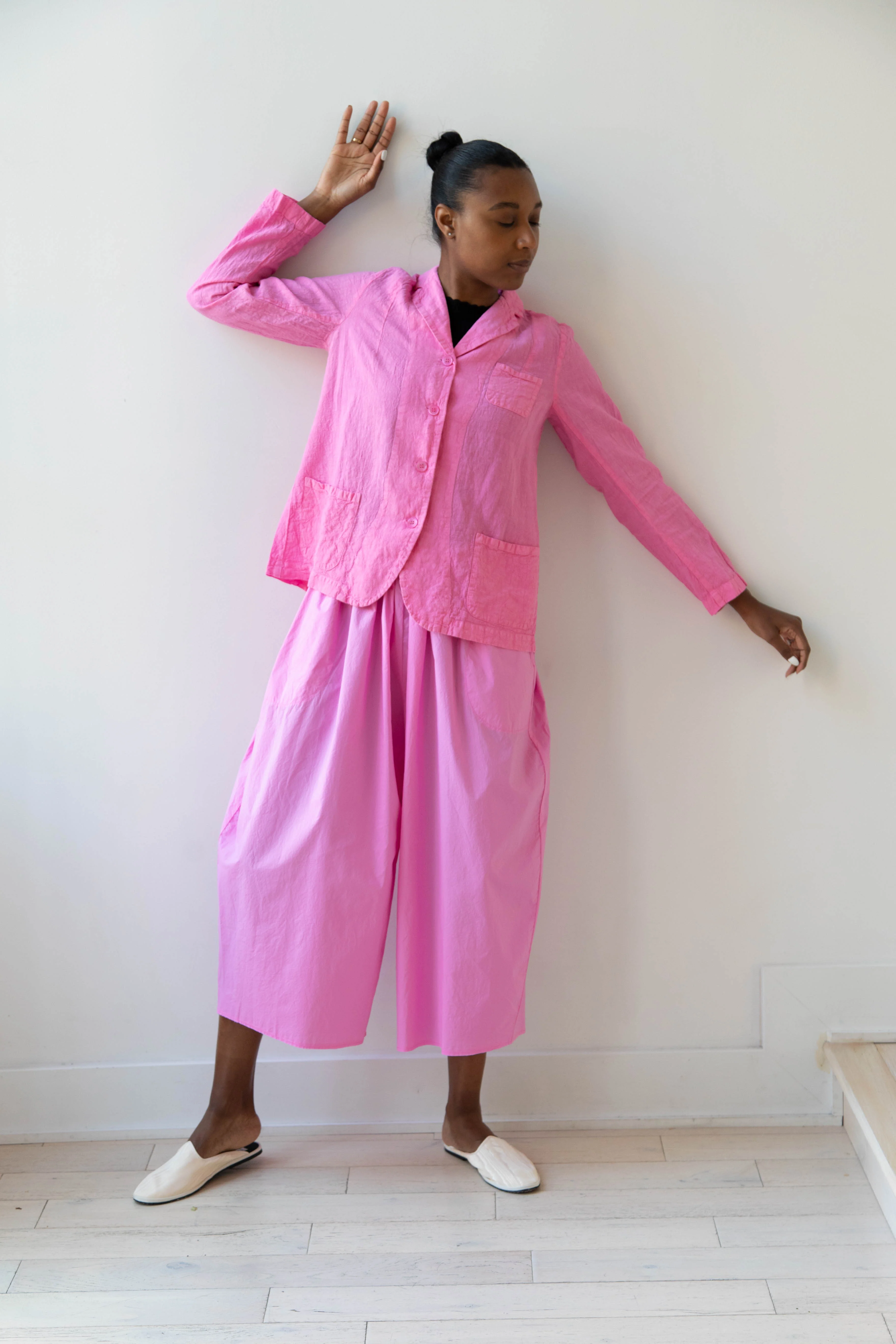 Manuelle Guibal | Linen Jacket in Pink Mimi - Image 19