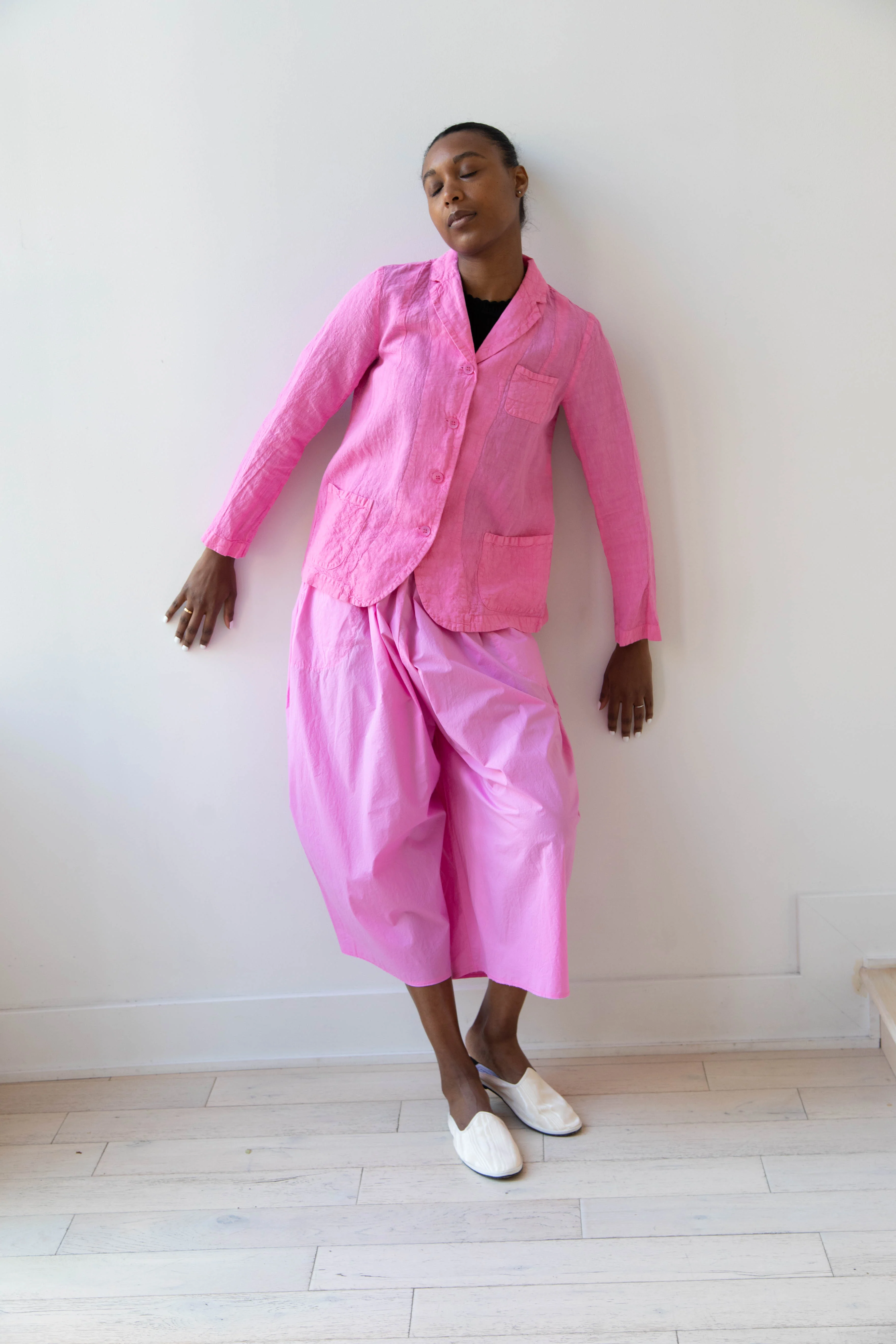 Manuelle Guibal | Linen Jacket in Pink Mimi - Image 21
