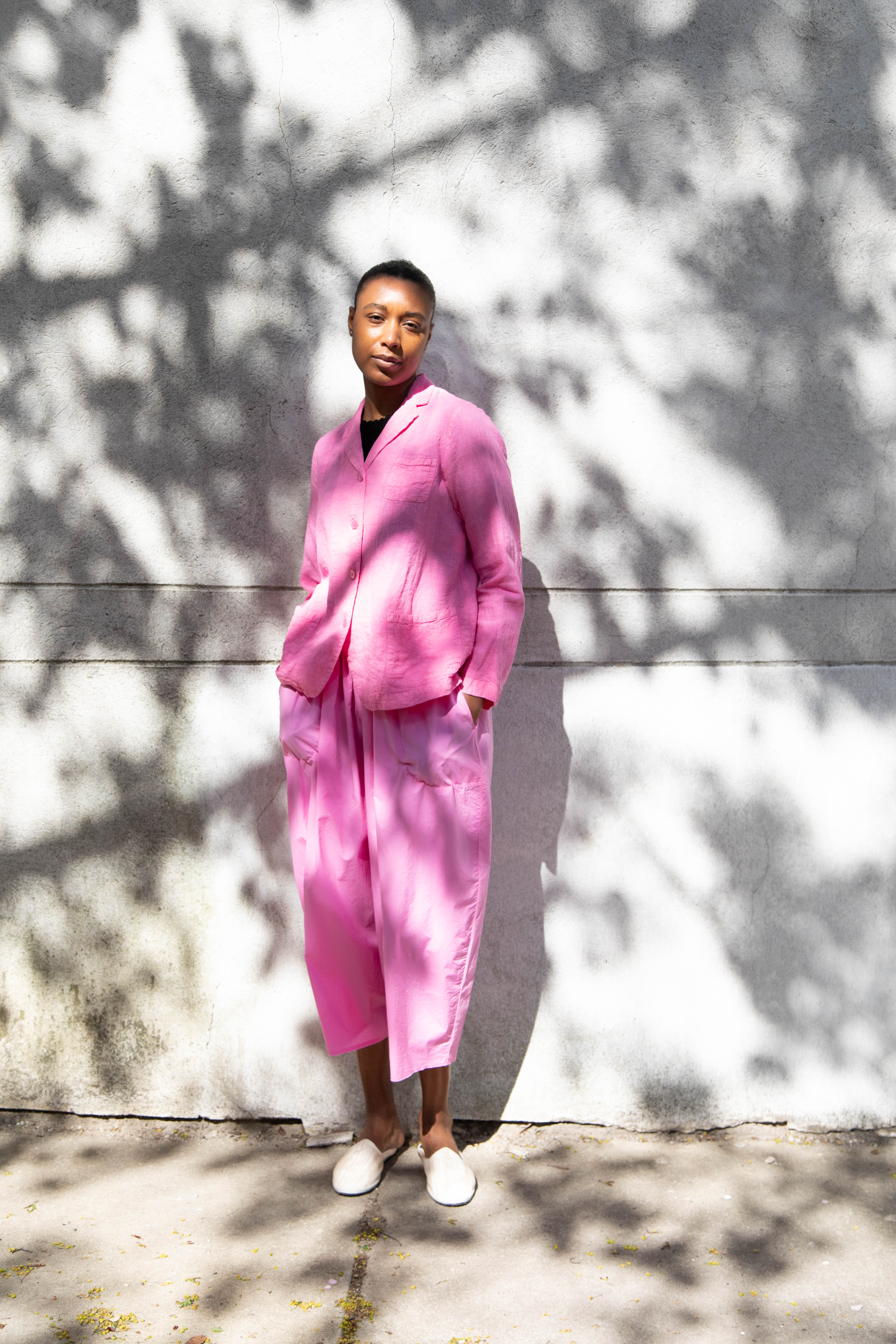 Manuelle Guibal | Linen Jacket in Pink Mimi - Image 27