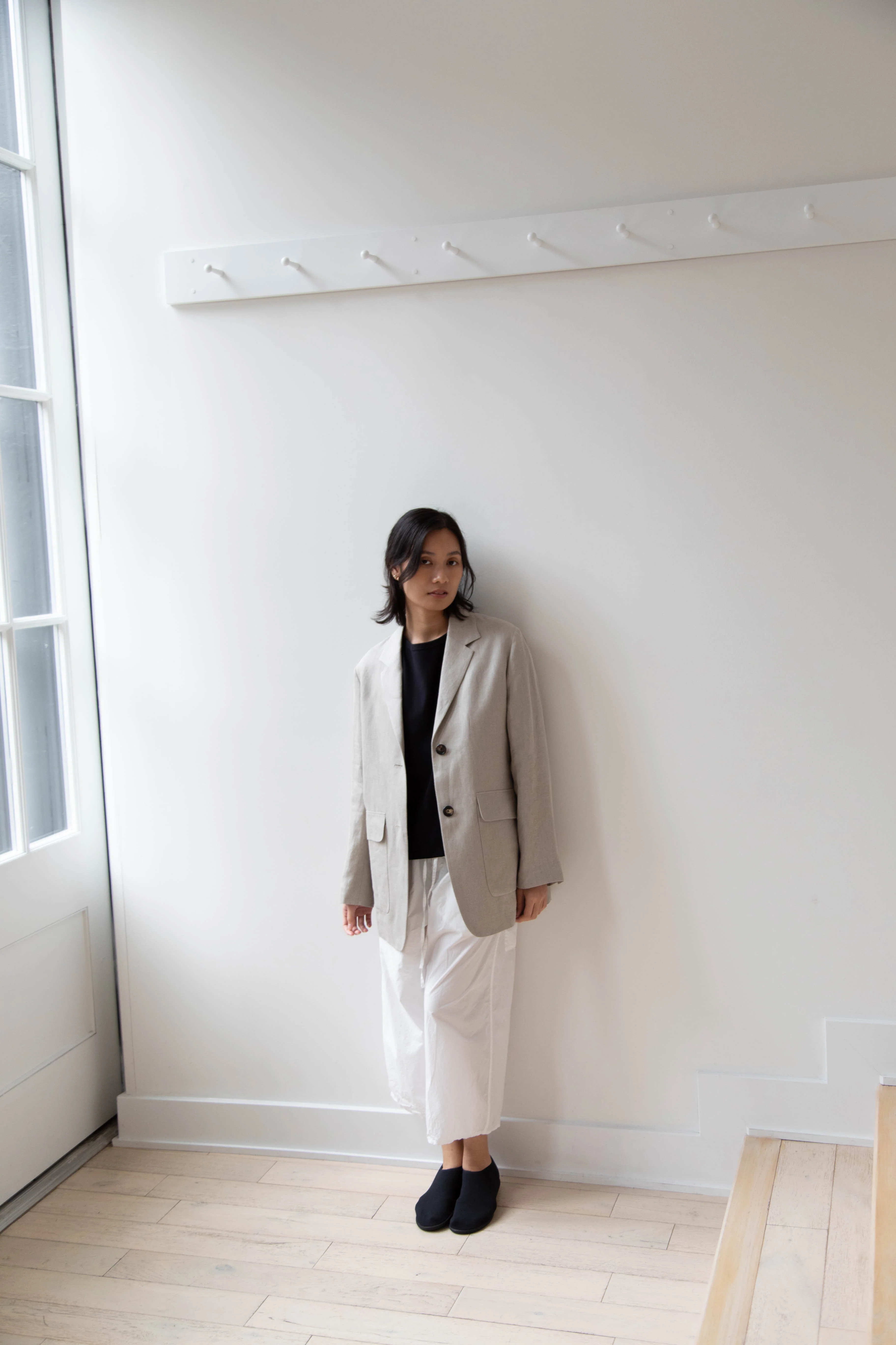 Margaret Howell | Patch Pocket Blazer in Natural - Image 23