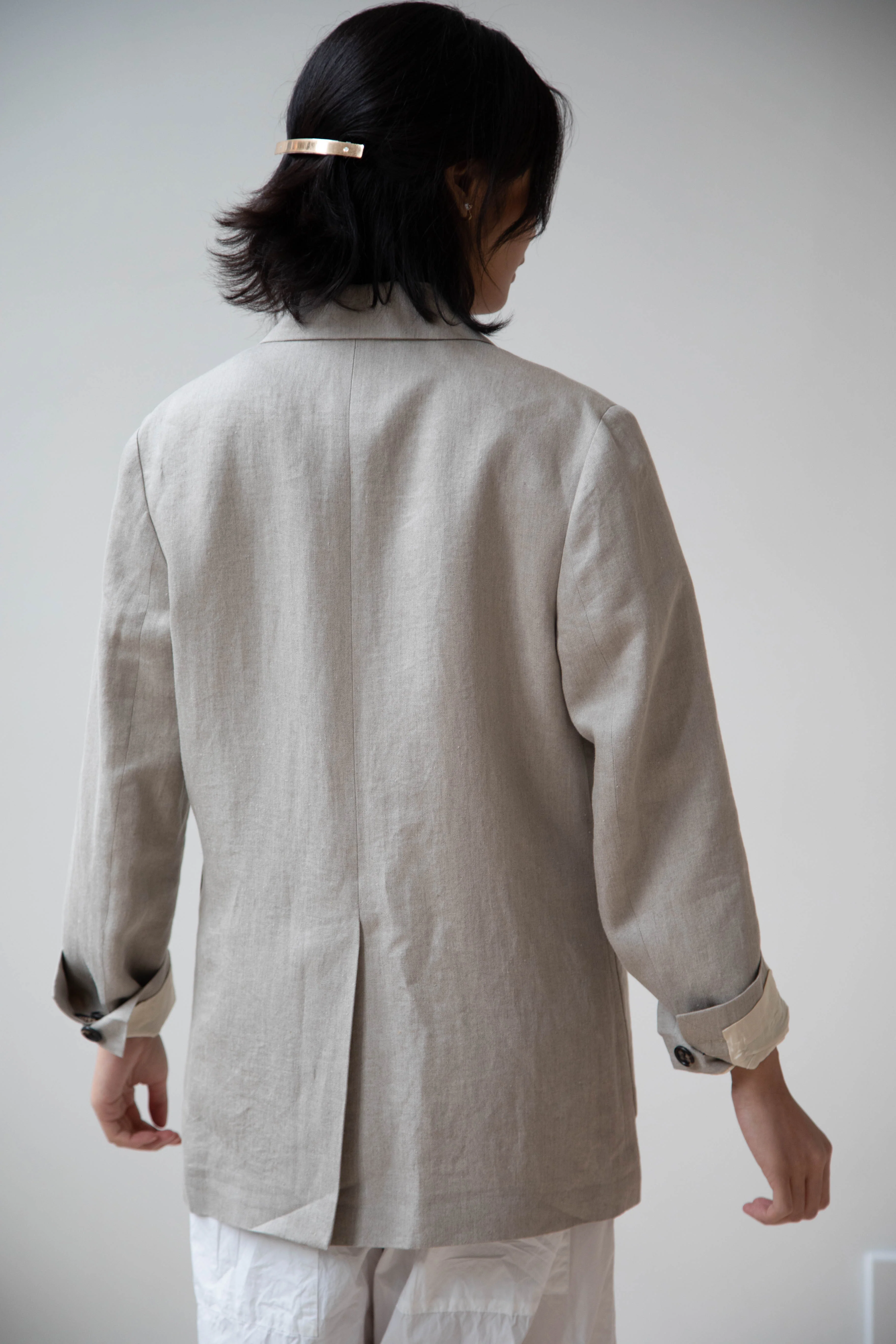 Margaret Howell | Patch Pocket Blazer in Natural - Image 25