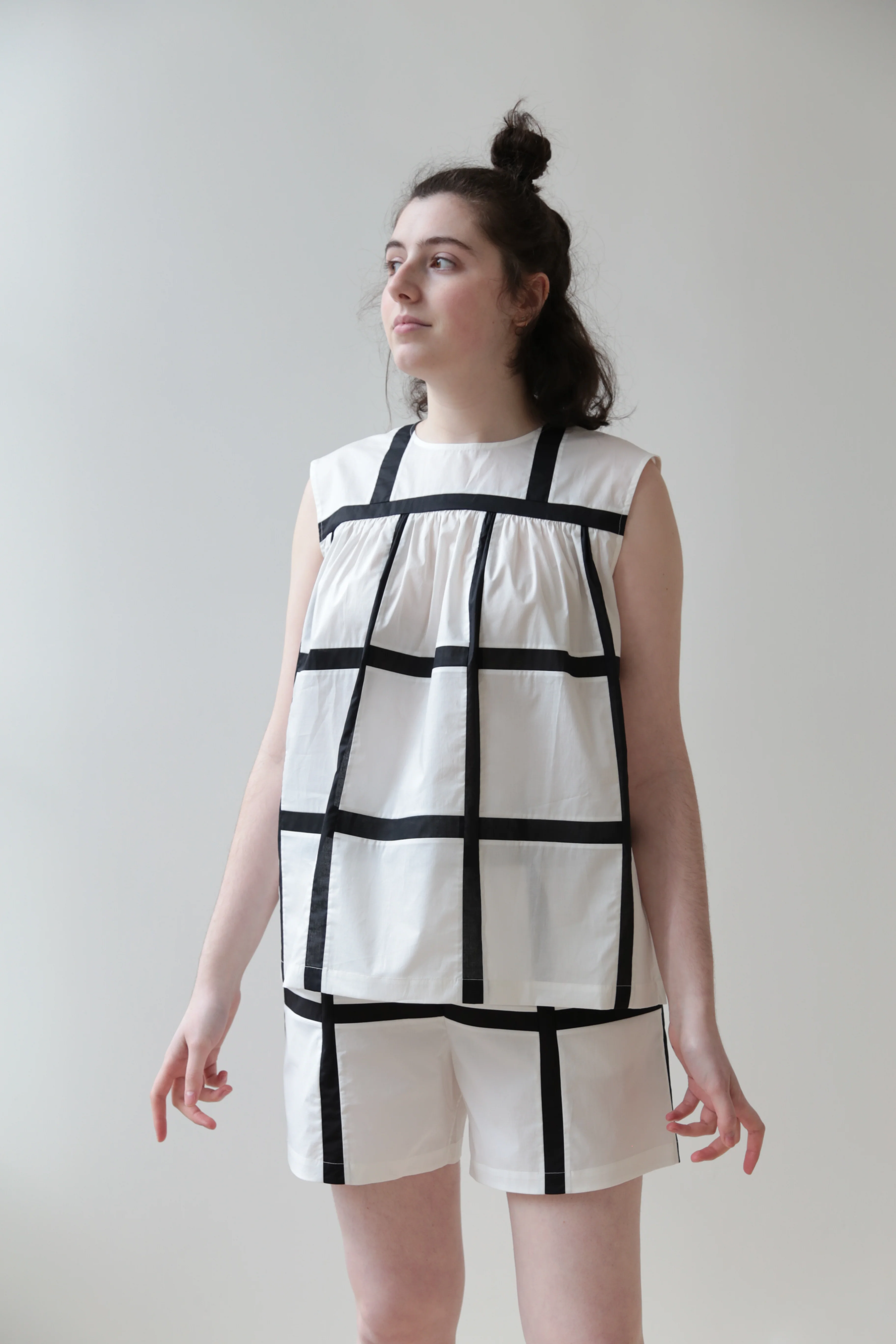 Nina Donis Black and White Check Set - Image 10