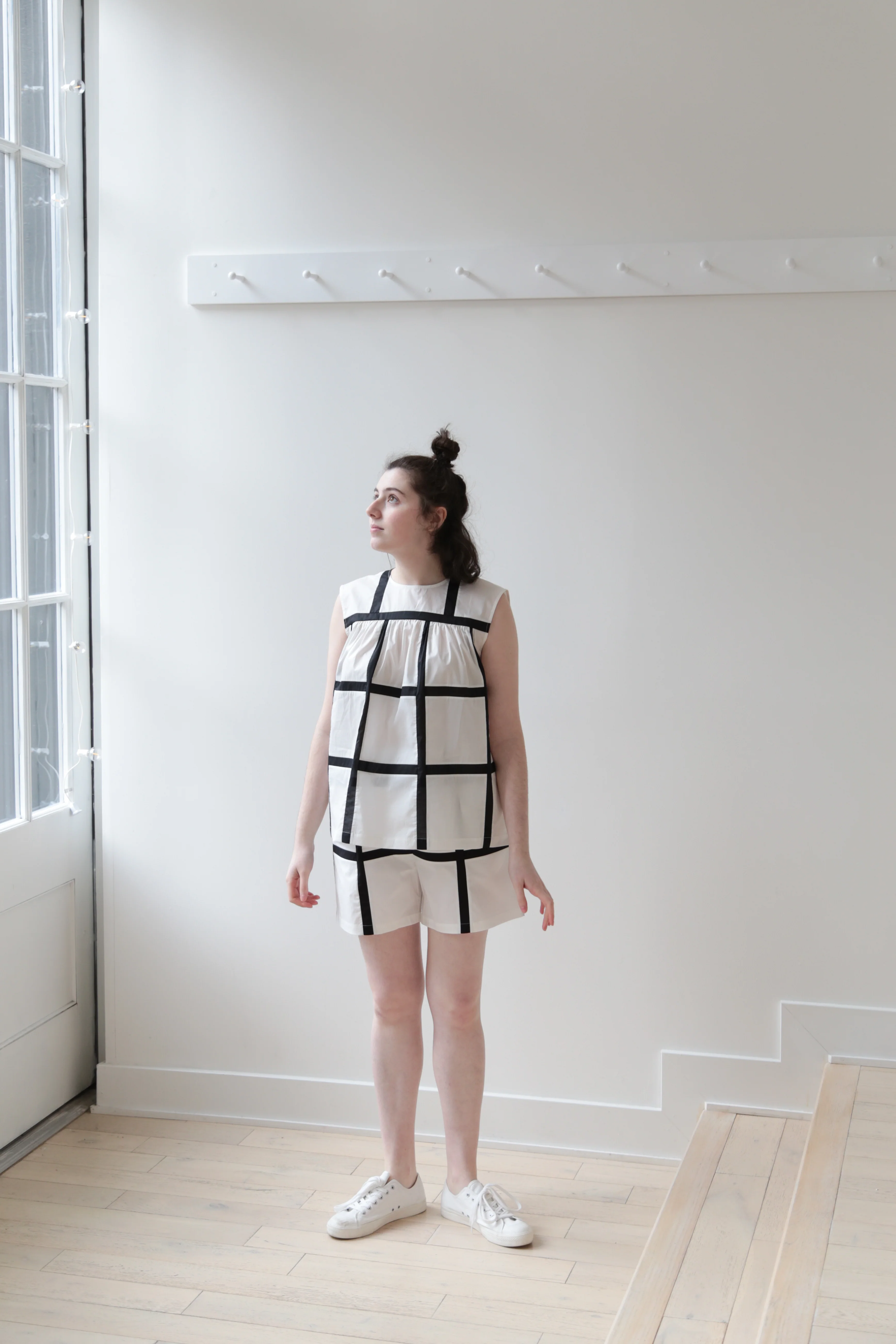 Nina Donis Black and White Check Set - Image 11