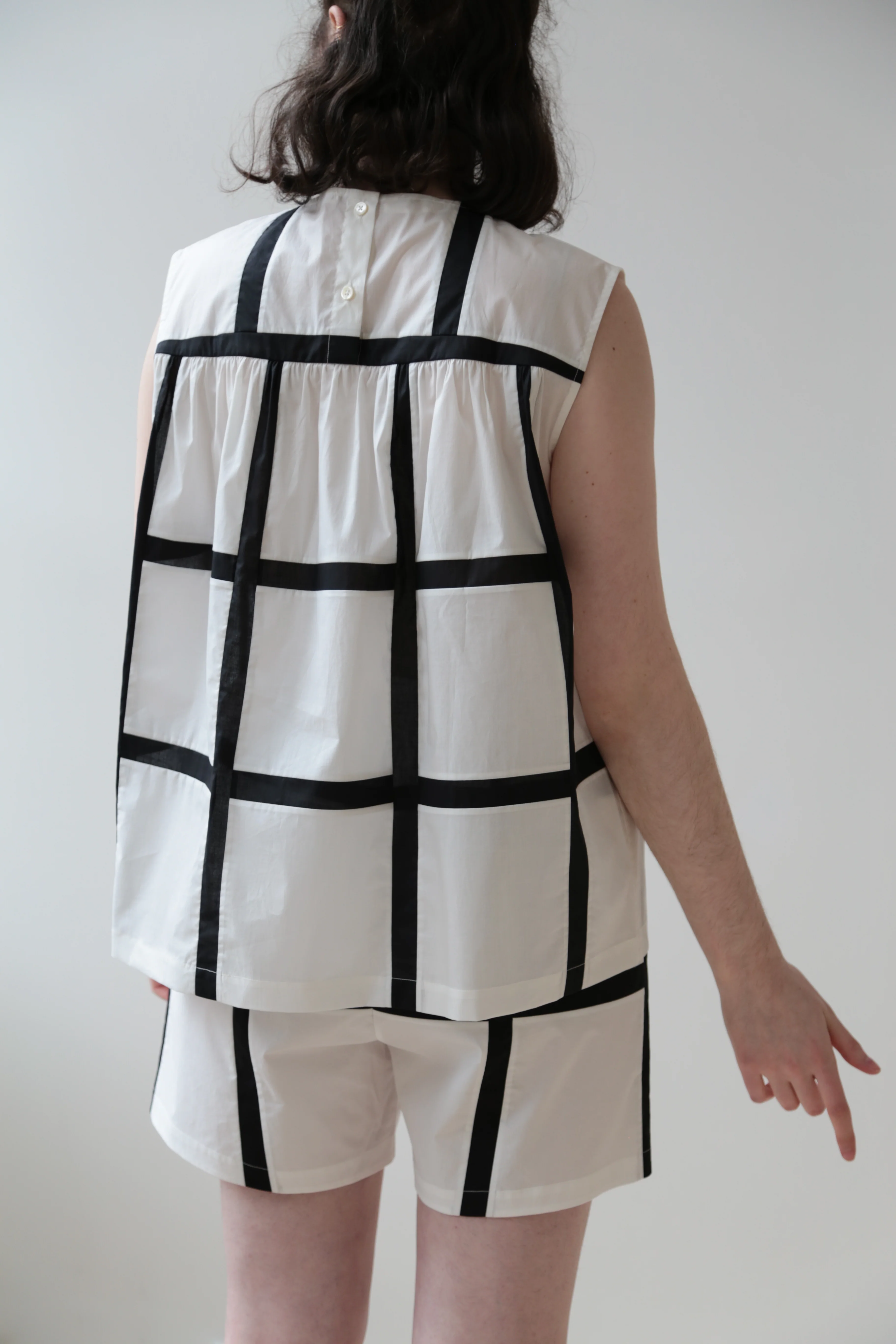 Nina Donis Black and White Check Set - Image 13