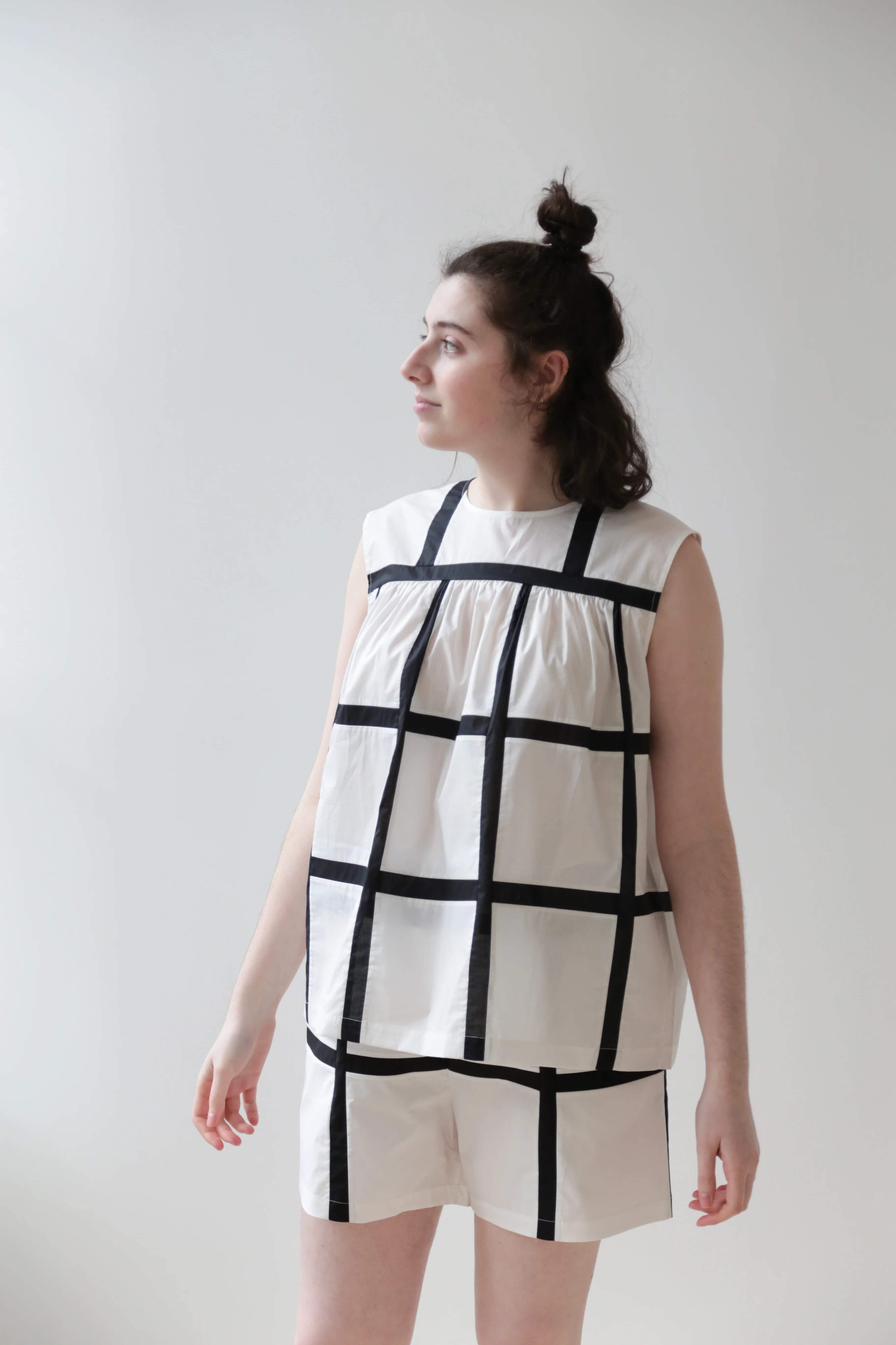 Nina Donis Black and White Check Set - Image 4