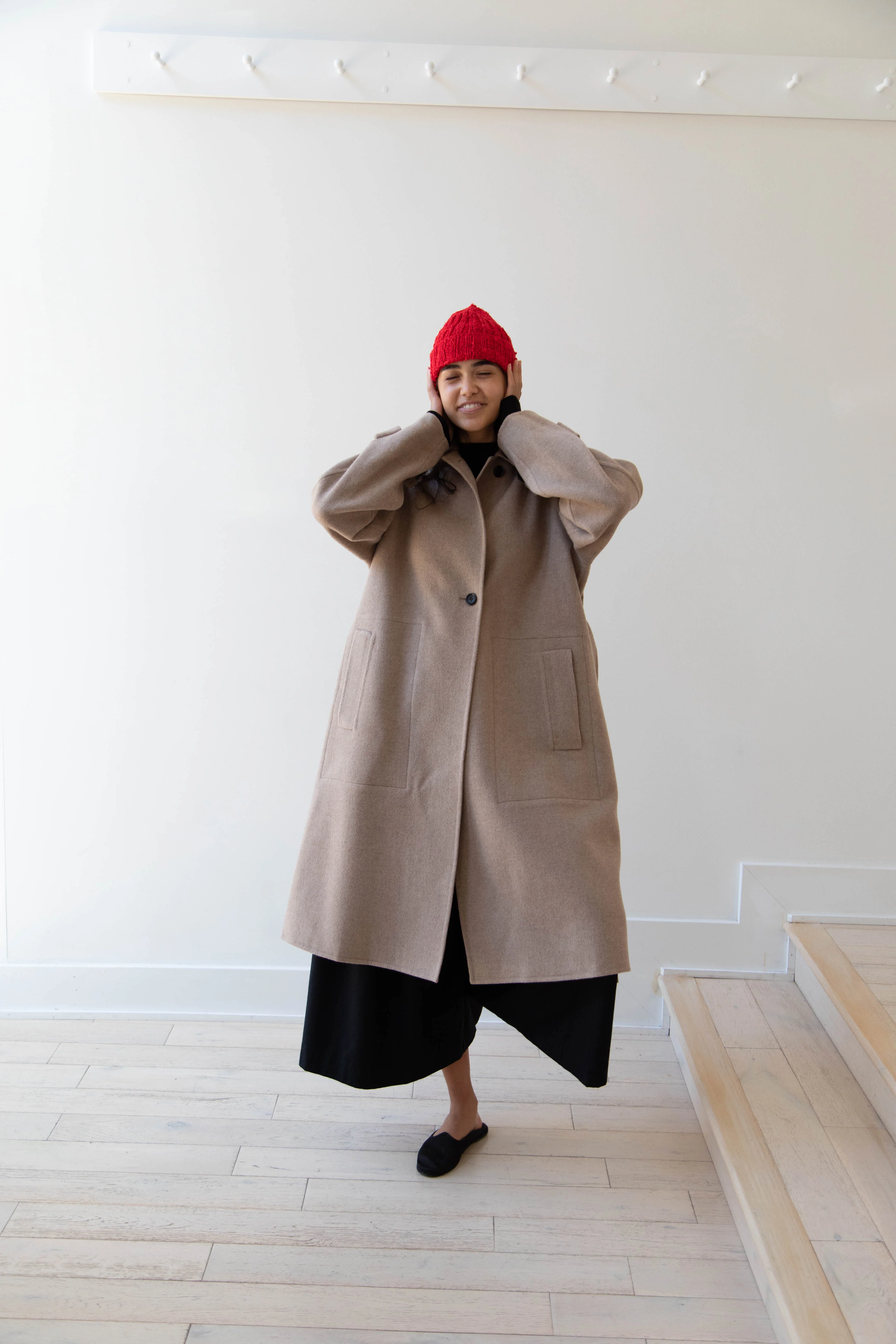 Nitto Gorro Hat in Red Silk - Image 14