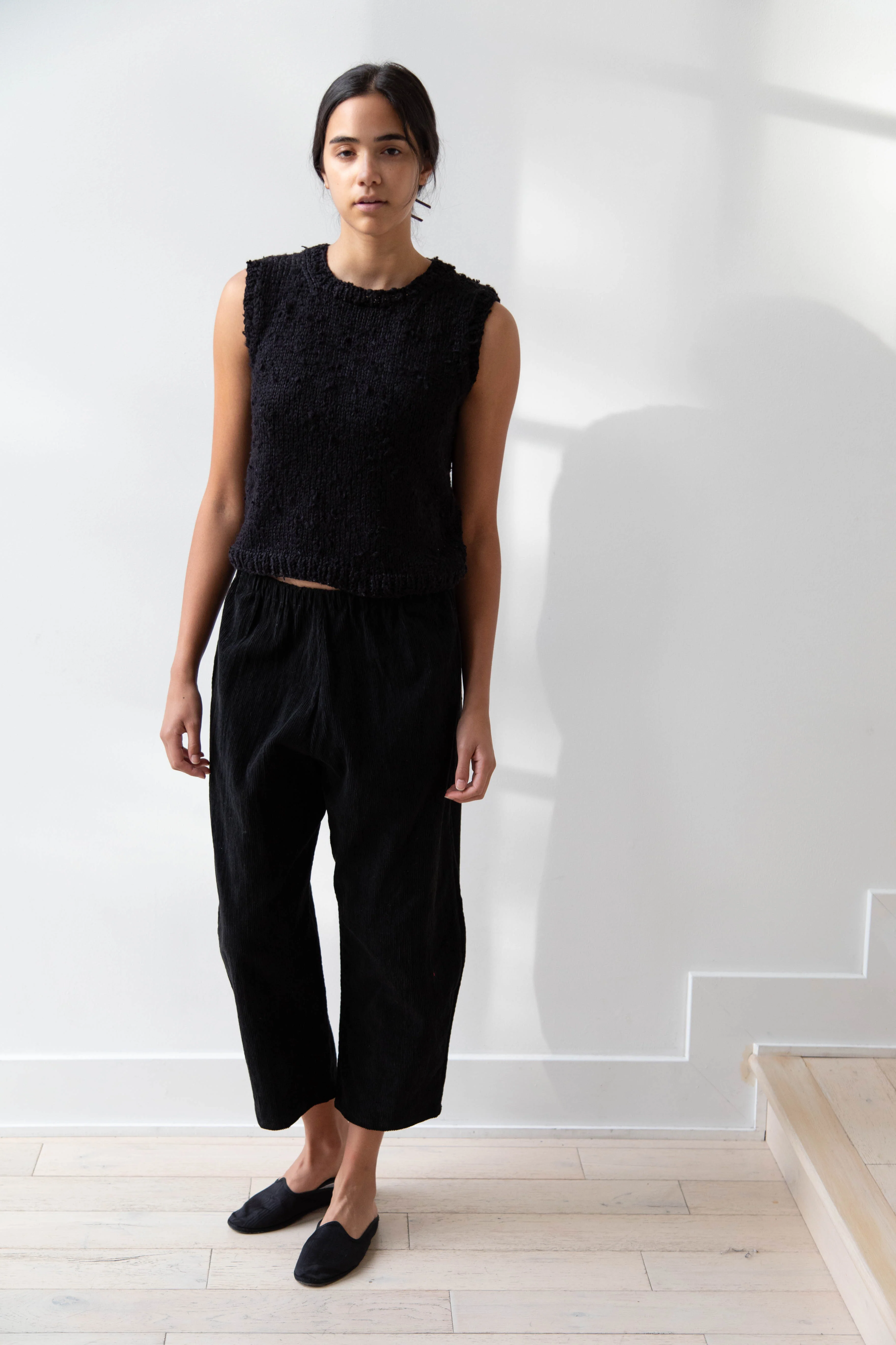 Nitto Pincel Vest in Black Silk - Image 12