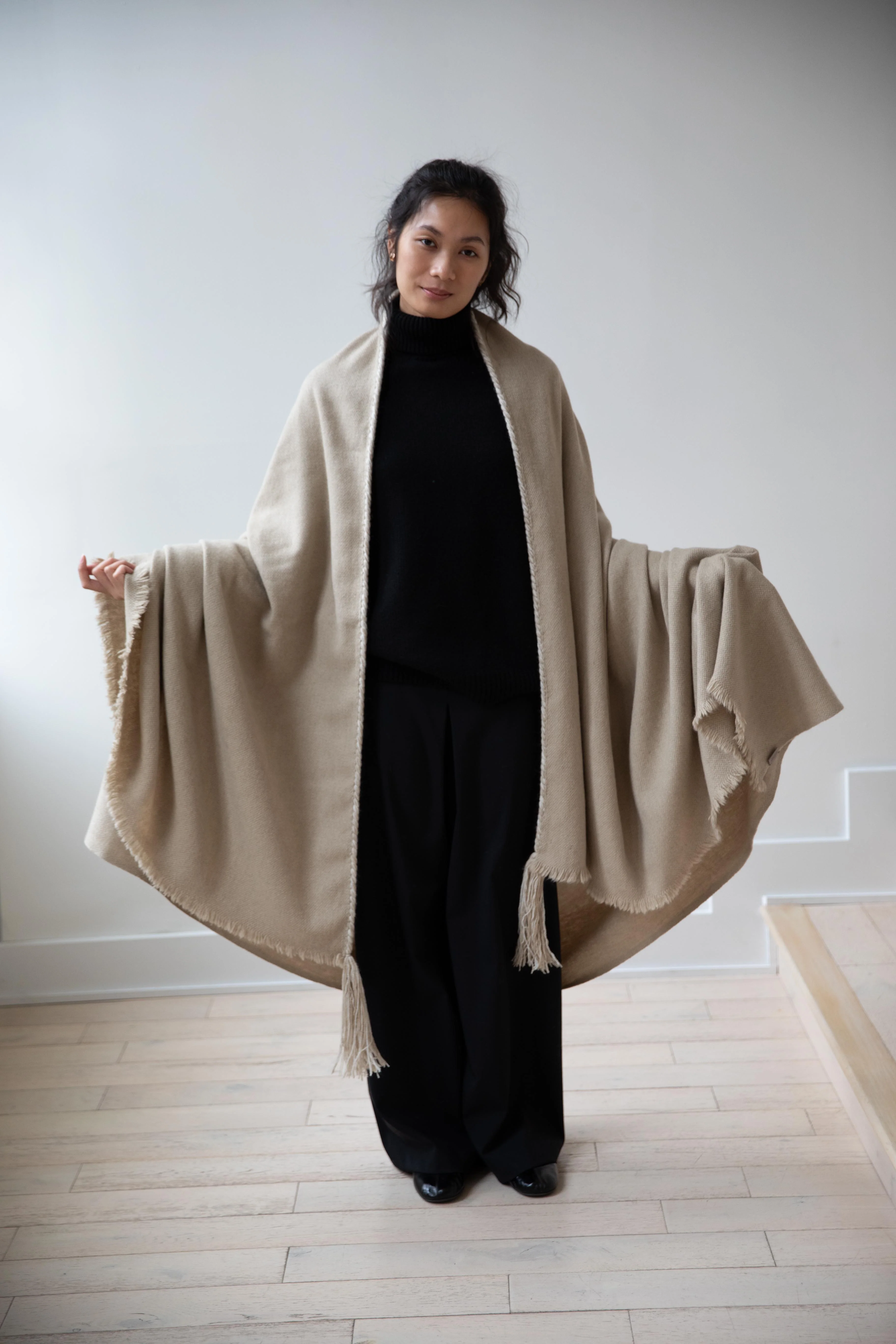 Norlha | Nomad Classic Braided Blanket in Golden Straw - Image 11