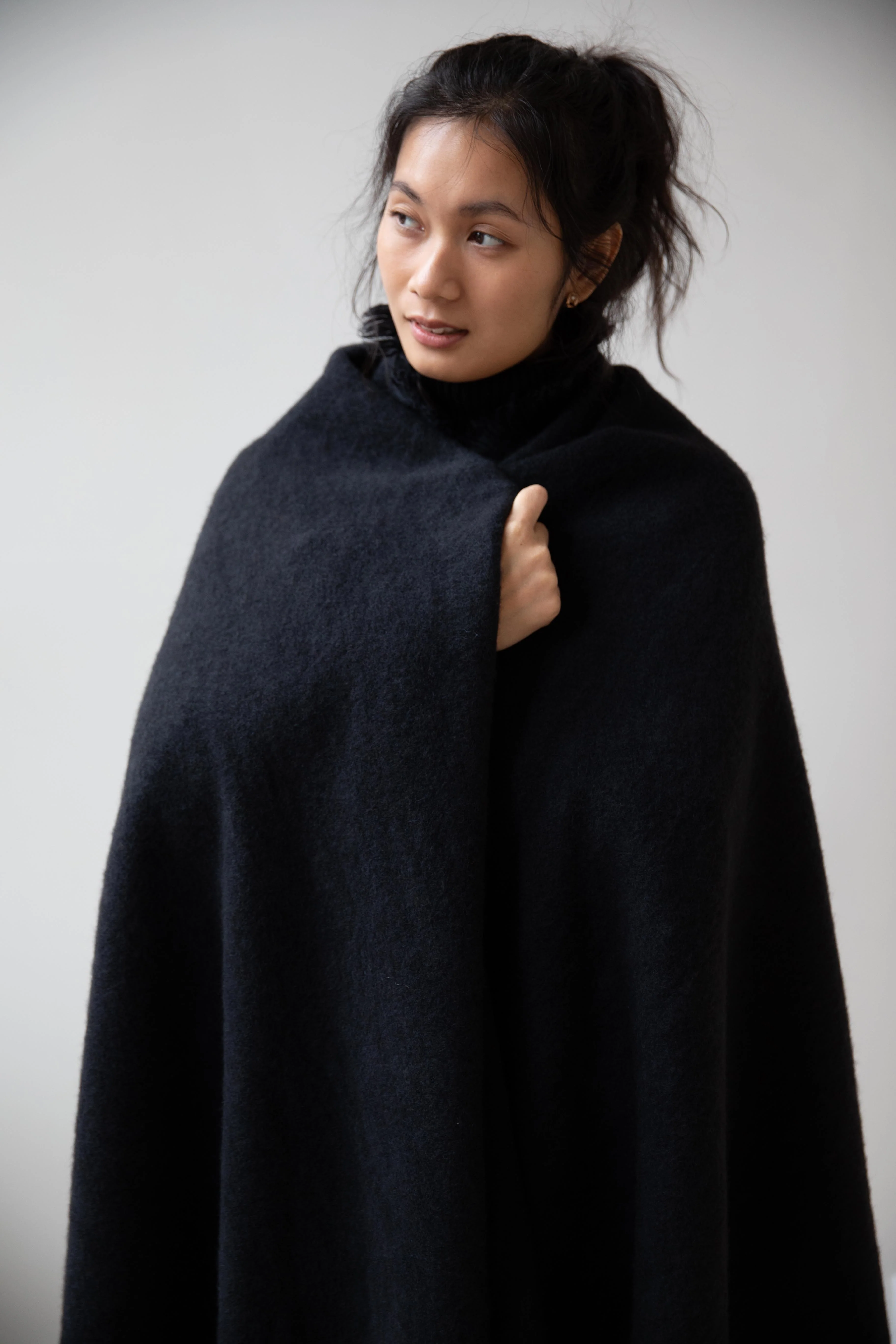 Norlha | Nomad Dense Boiled Marmot Blanket in Midnight Blue - Image 10