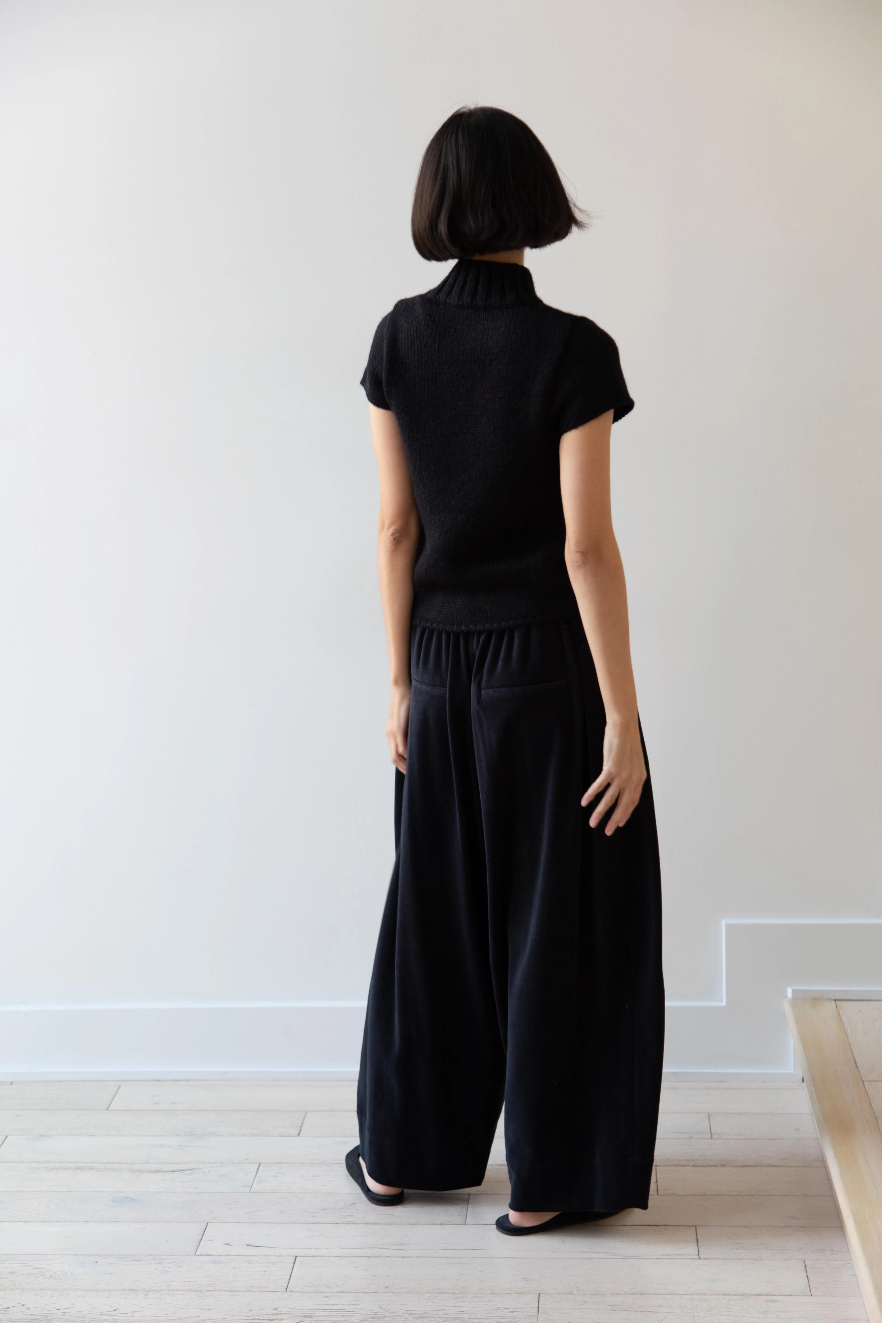 Nothing Written | Benico Half Neck Knit Shirt in Black - Image 31