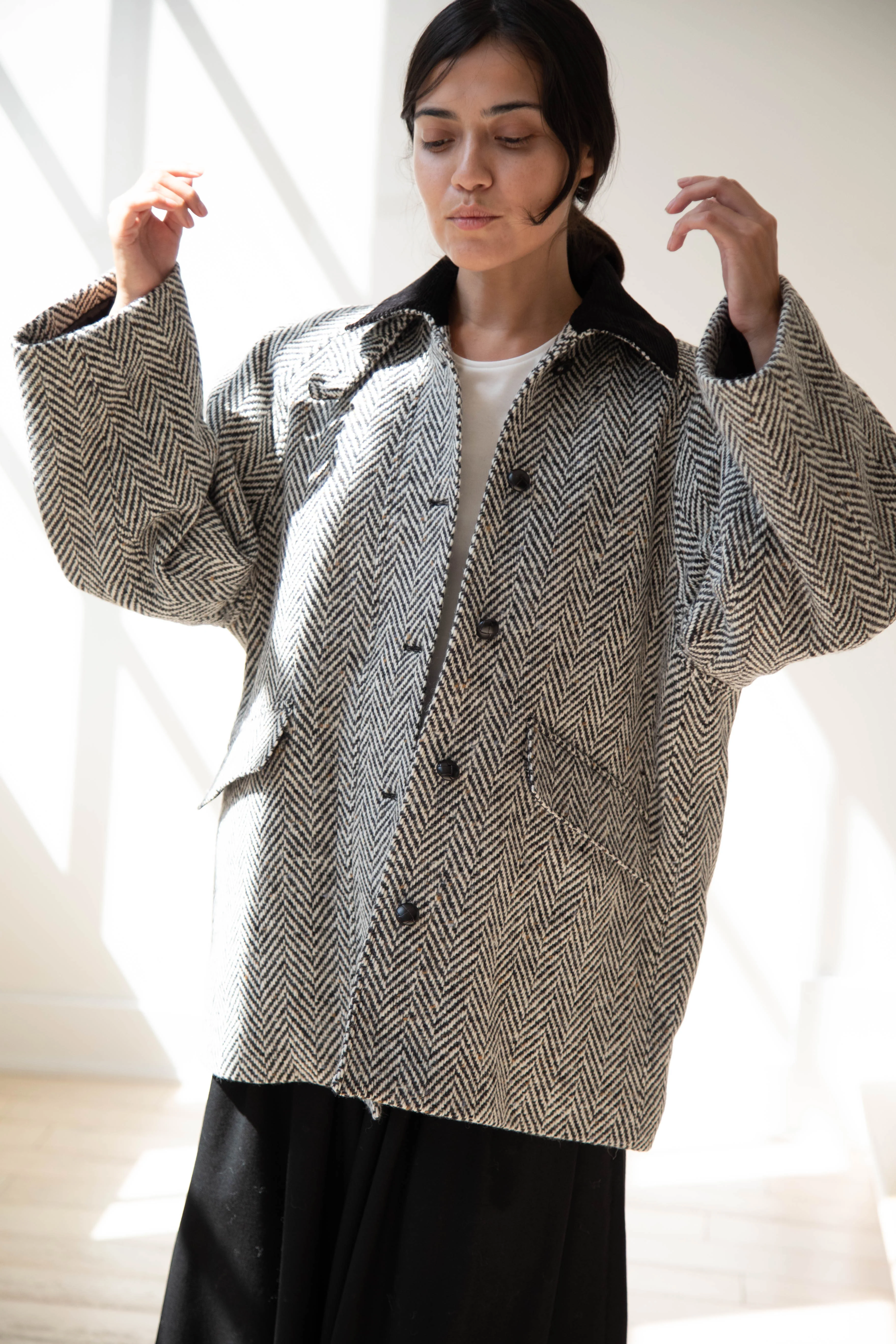 Nothing Written | Herringbone Balmancaan - Image 8