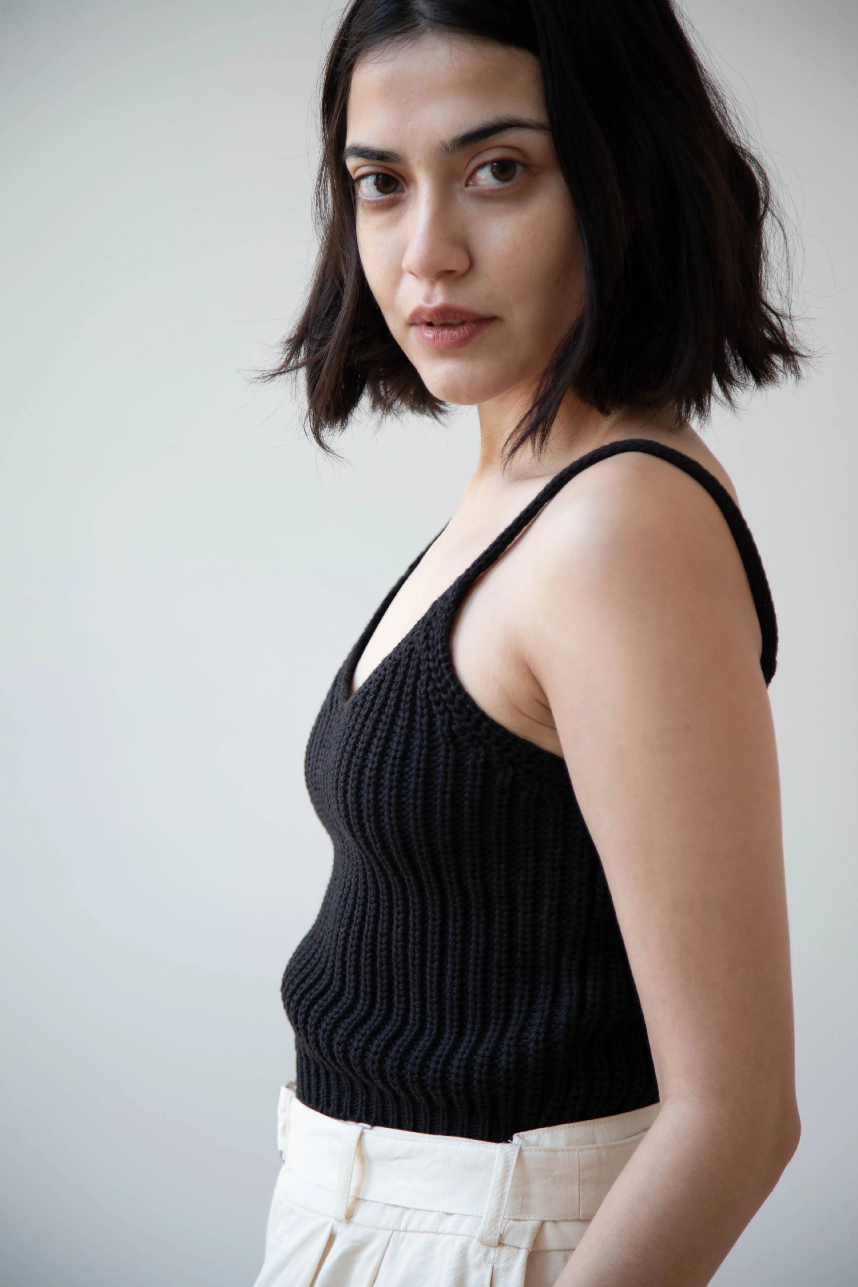 Nothing Written | Jerry Knit Cami in Black - Image 12