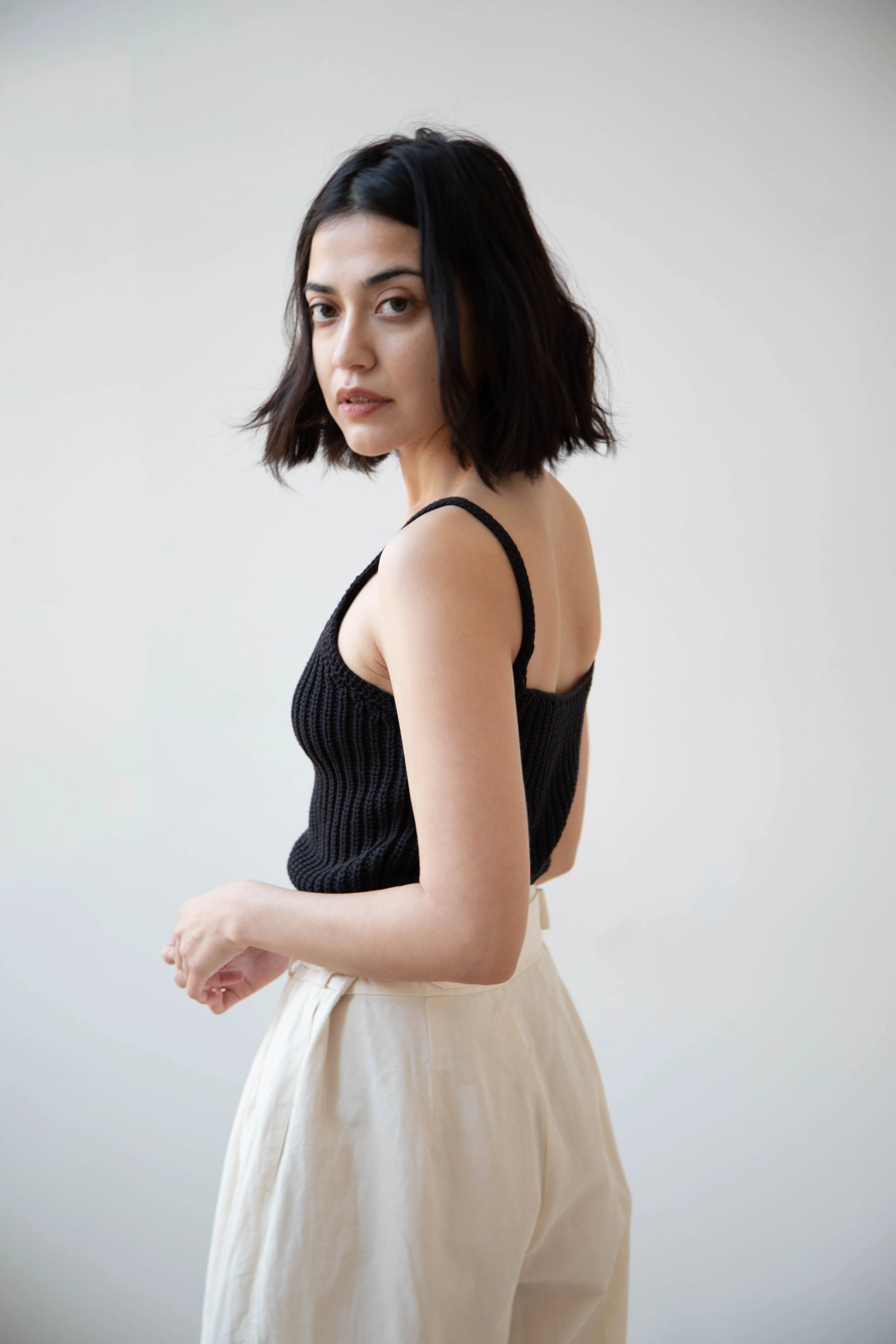 Nothing Written | Jerry Knit Cami in Black - Image 14