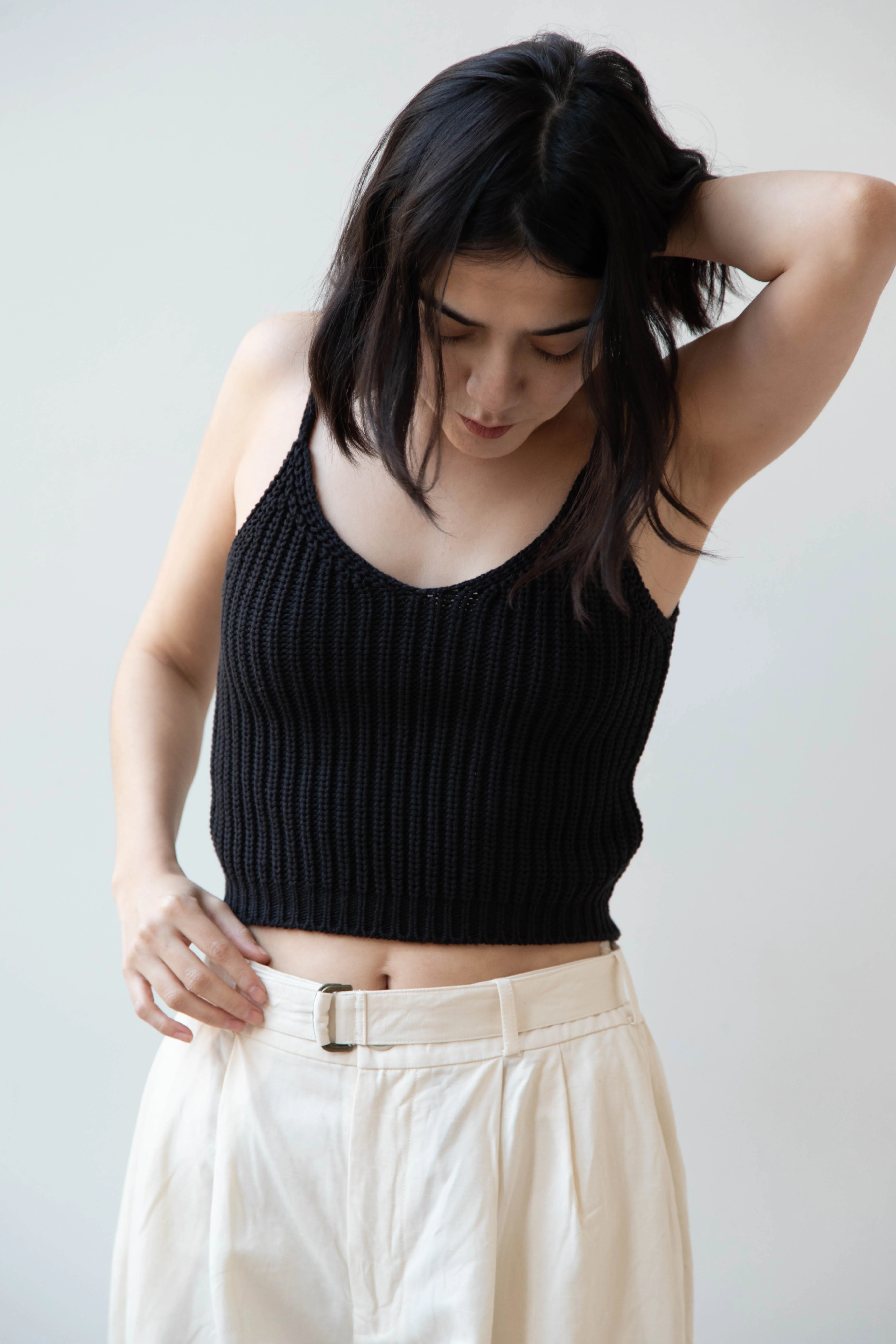 Nothing Written | Jerry Knit Cami in Black - Image 2