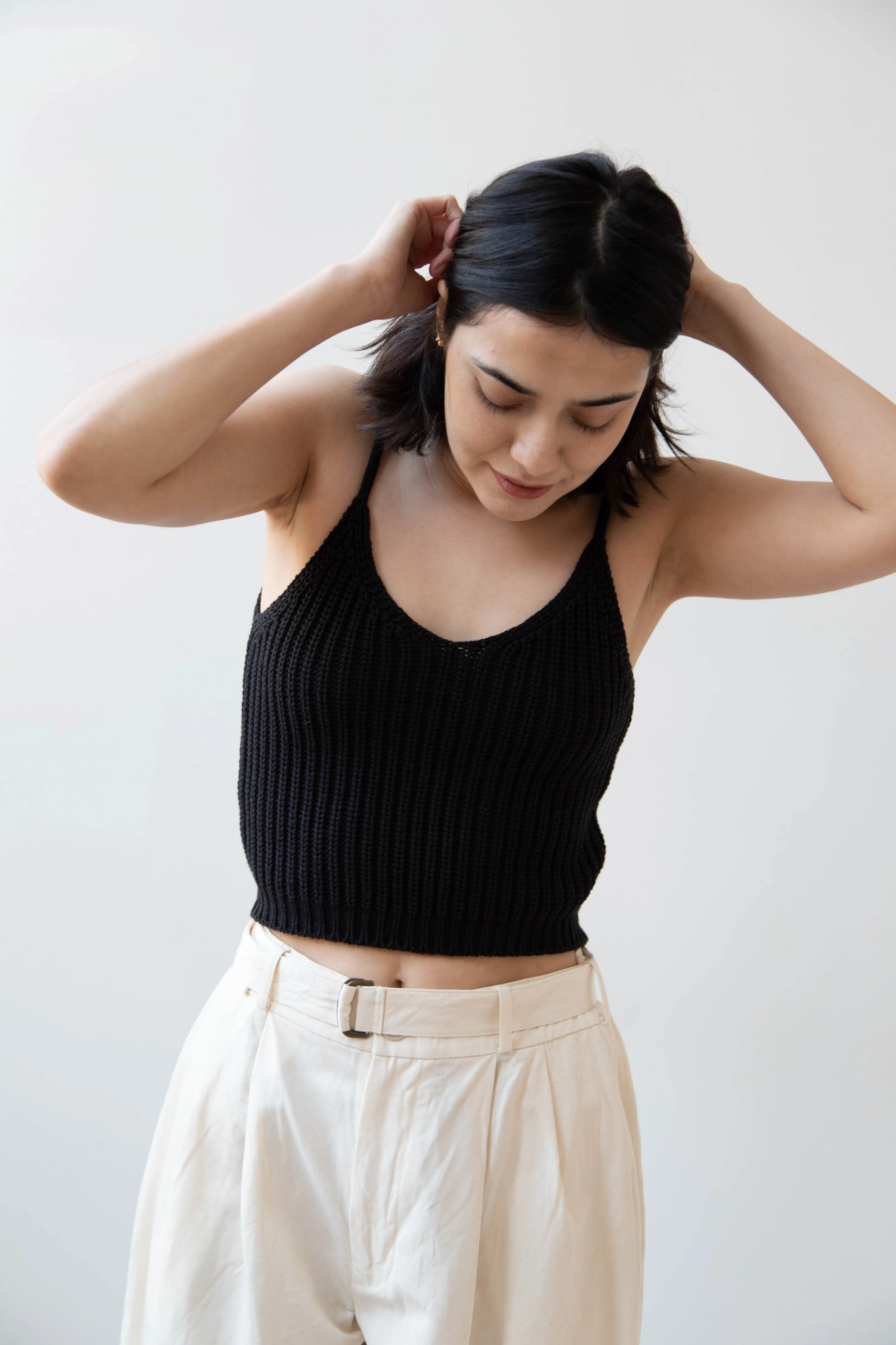 Nothing Written | Jerry Knit Cami in Black - Image 24
