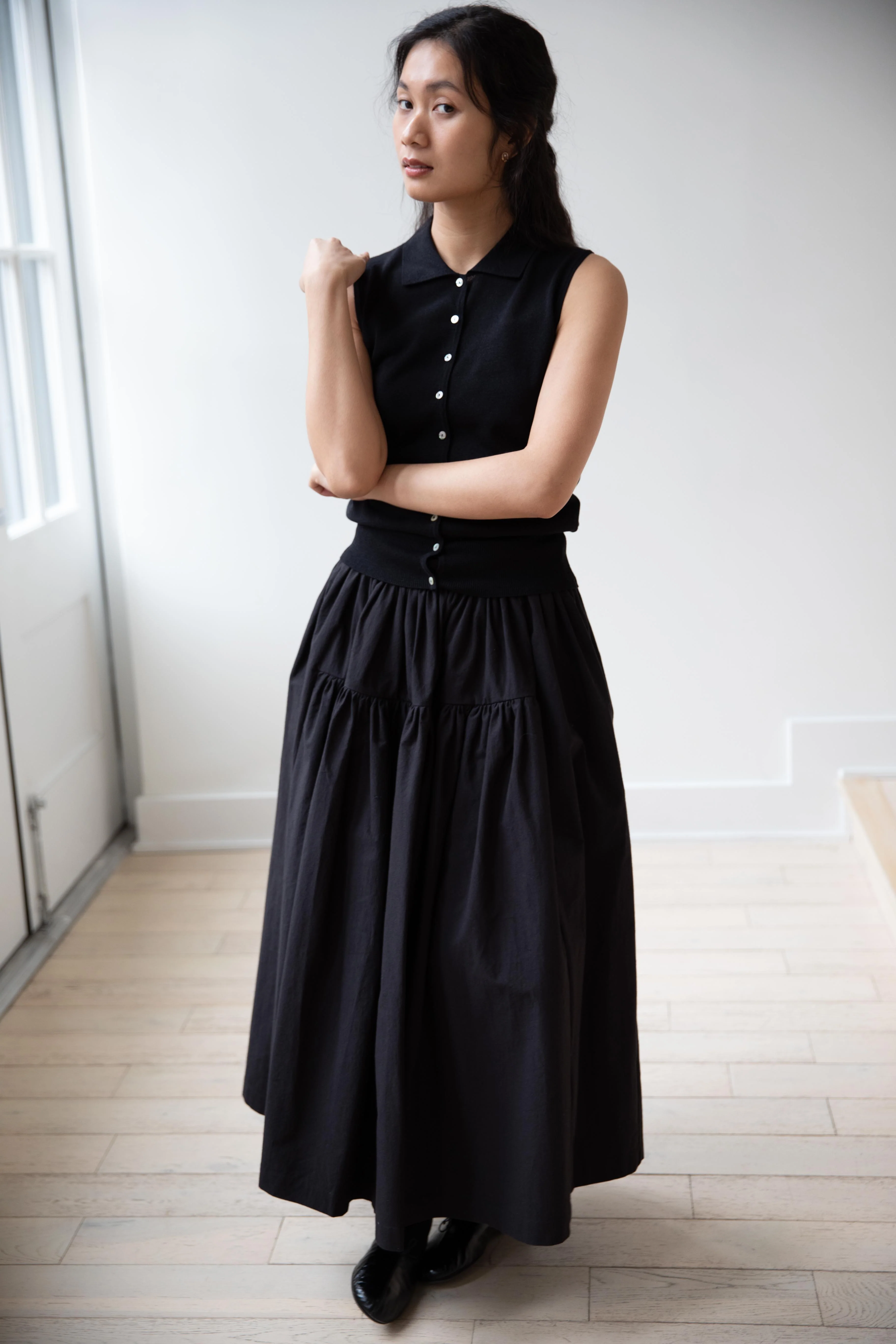 Nothing Written | Lash Polo Tank Top in Black - Image 13