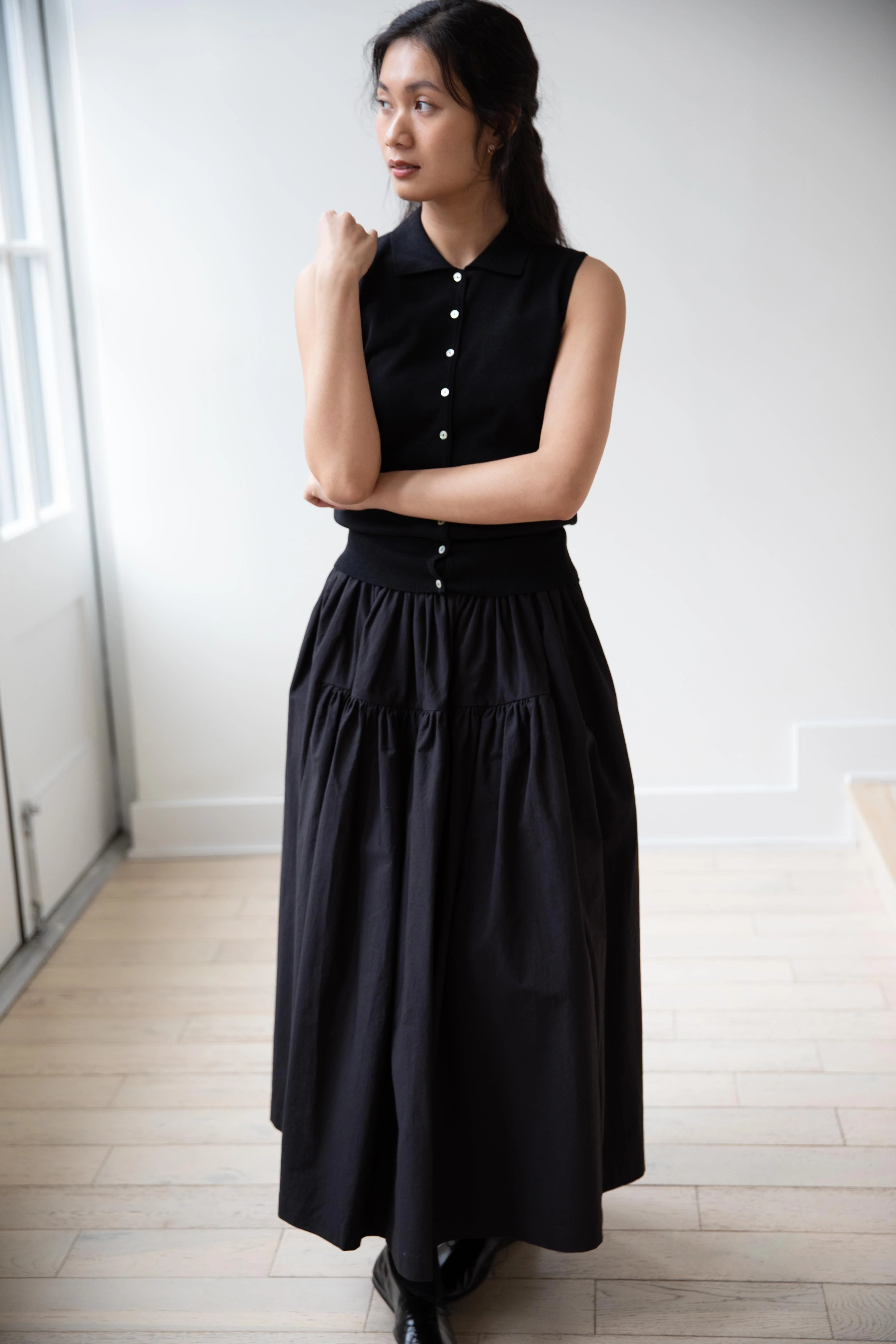 Nothing Written | Lash Polo Tank Top in Black - Image 14