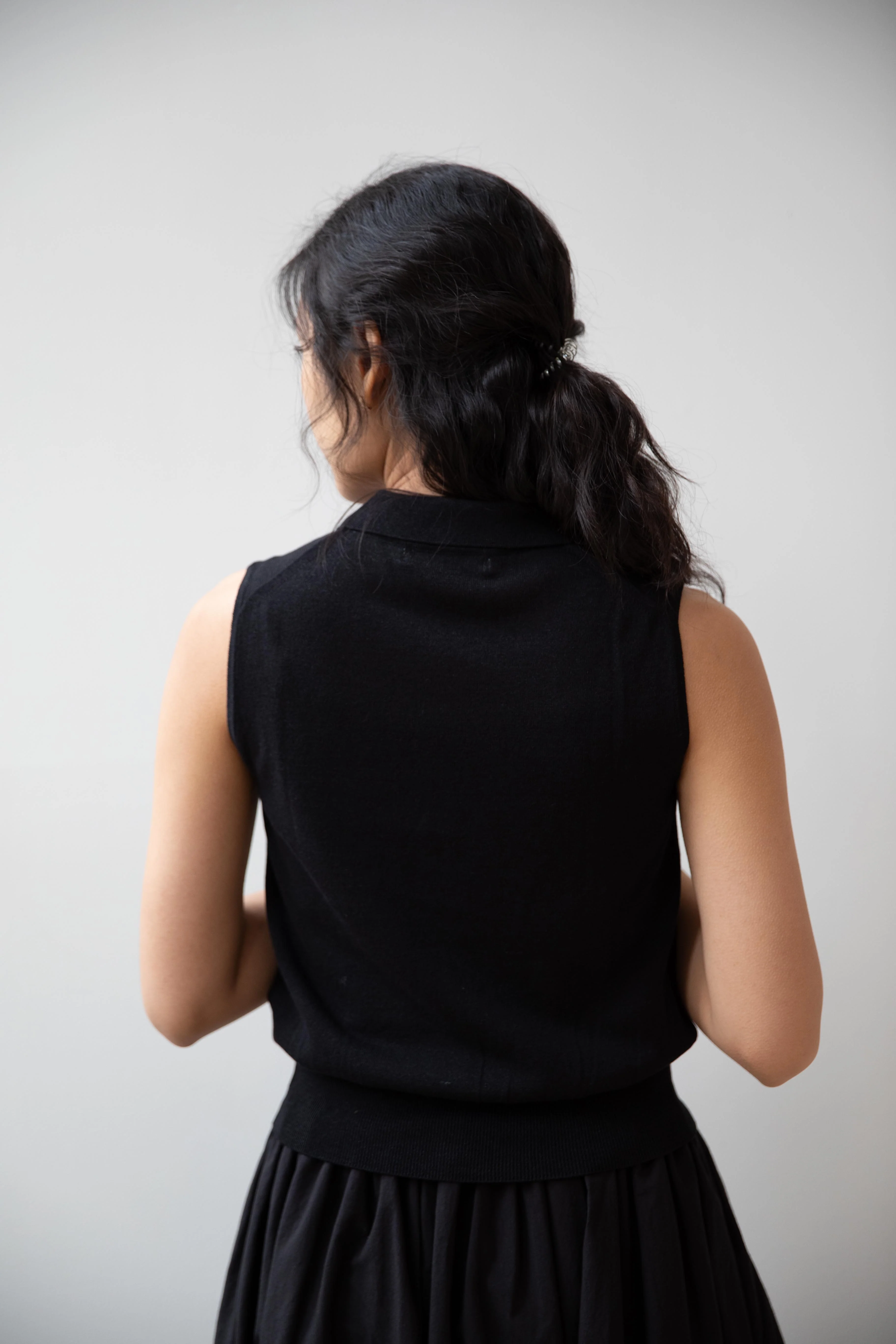 Nothing Written | Lash Polo Tank Top in Black - Image 21