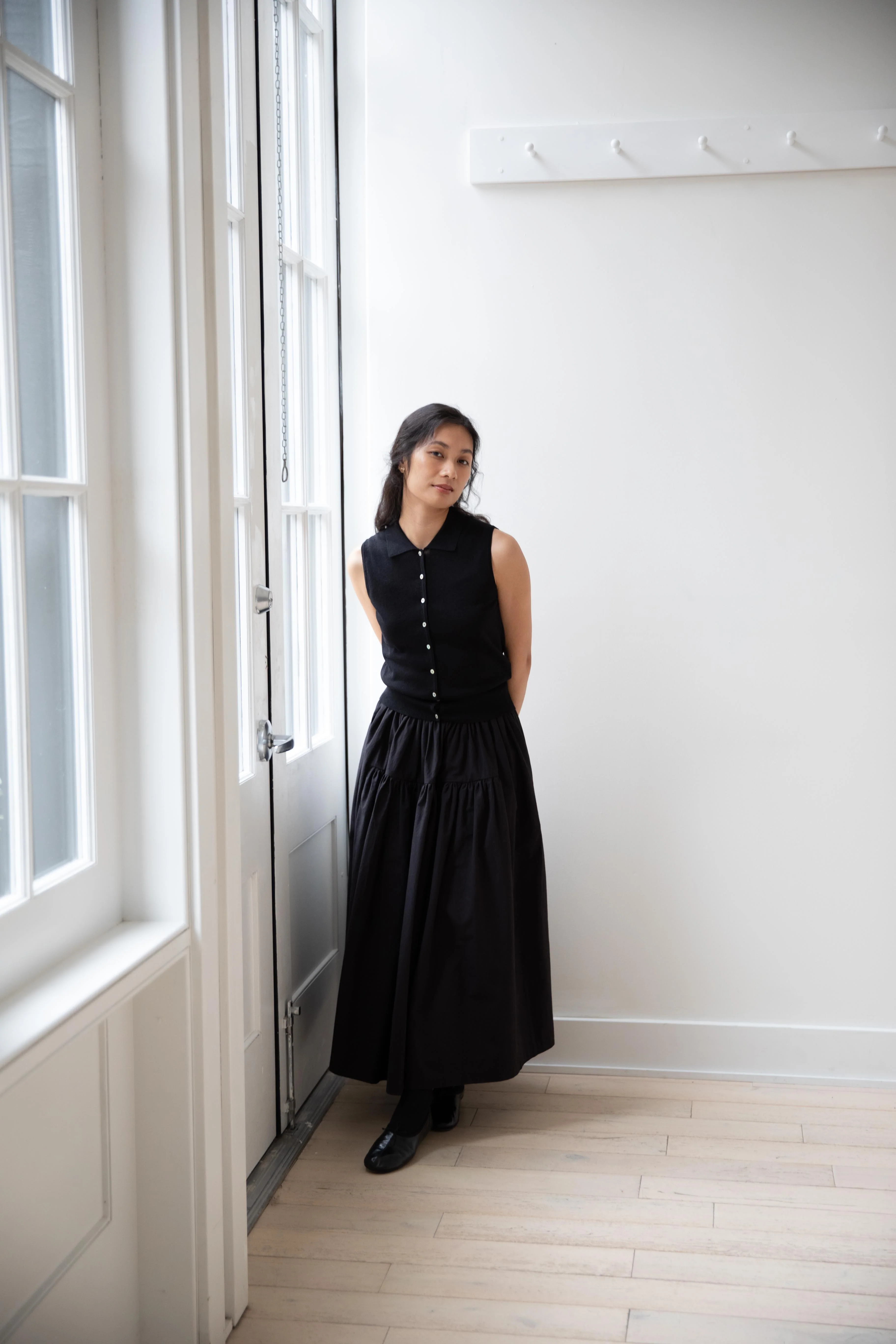 Nothing Written | Lash Polo Tank Top in Black - Image 24