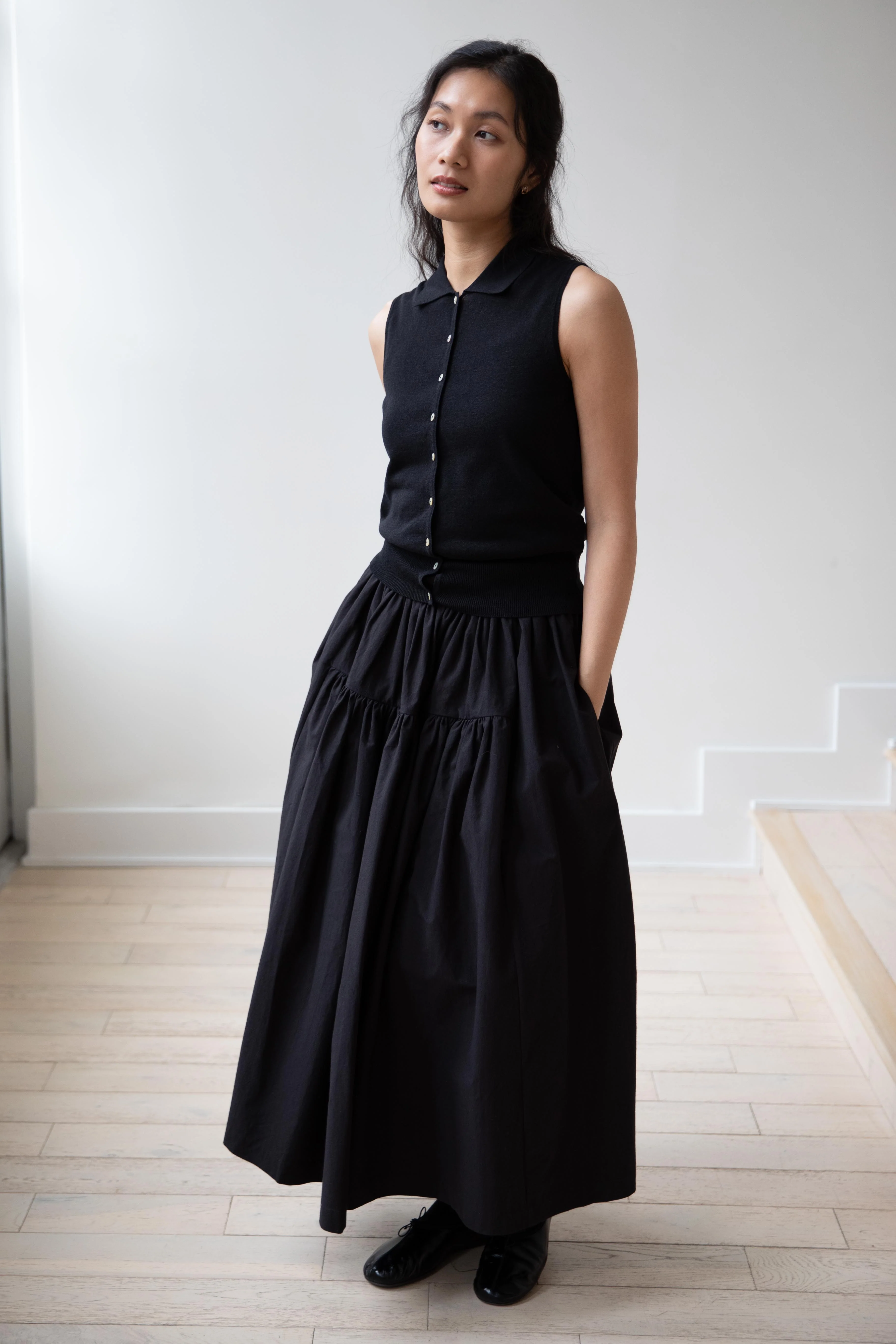 Nothing Written | Lash Polo Tank Top in Black - Image 6