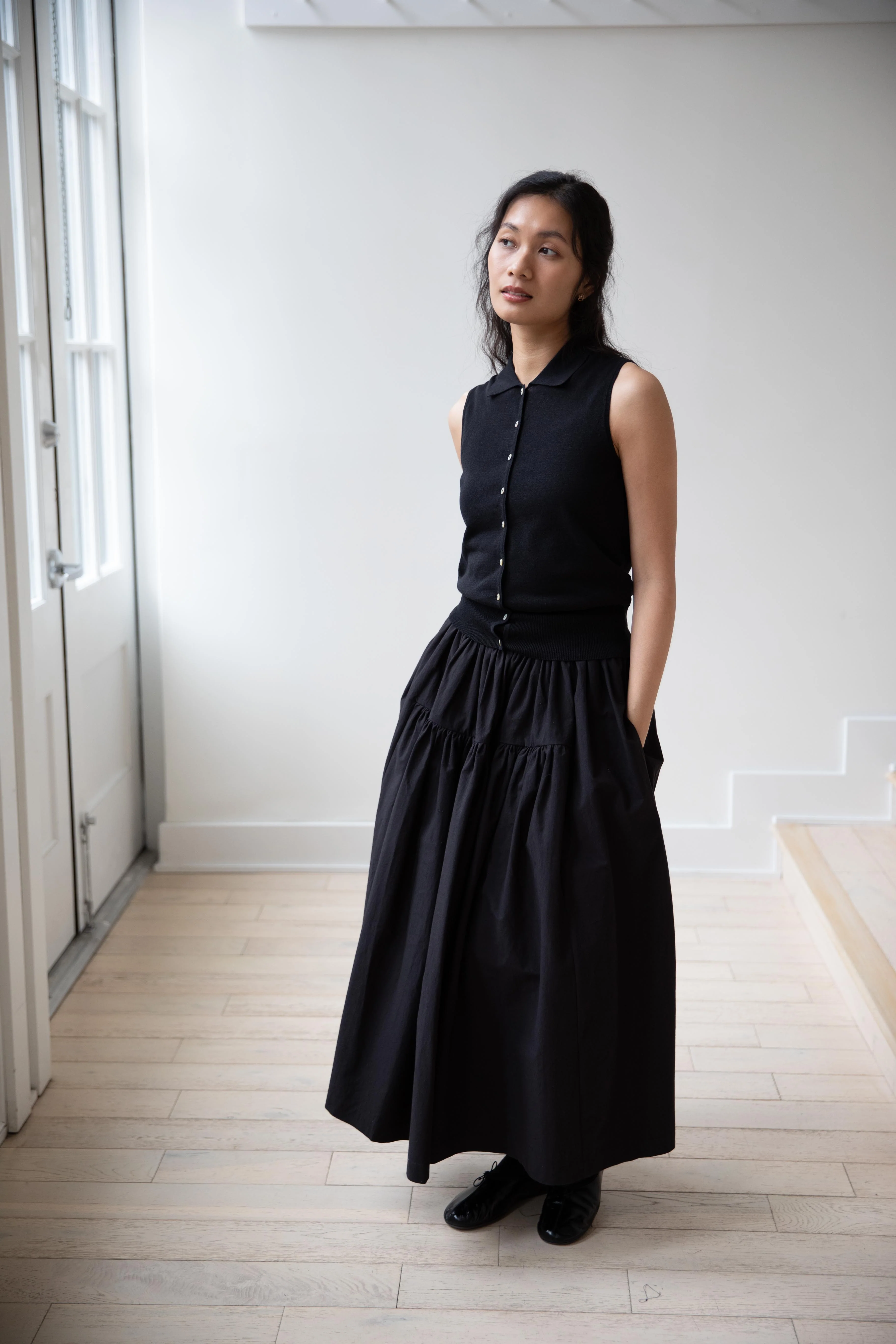 Nothing Written | Lash Polo Tank Top in Black - Image 7