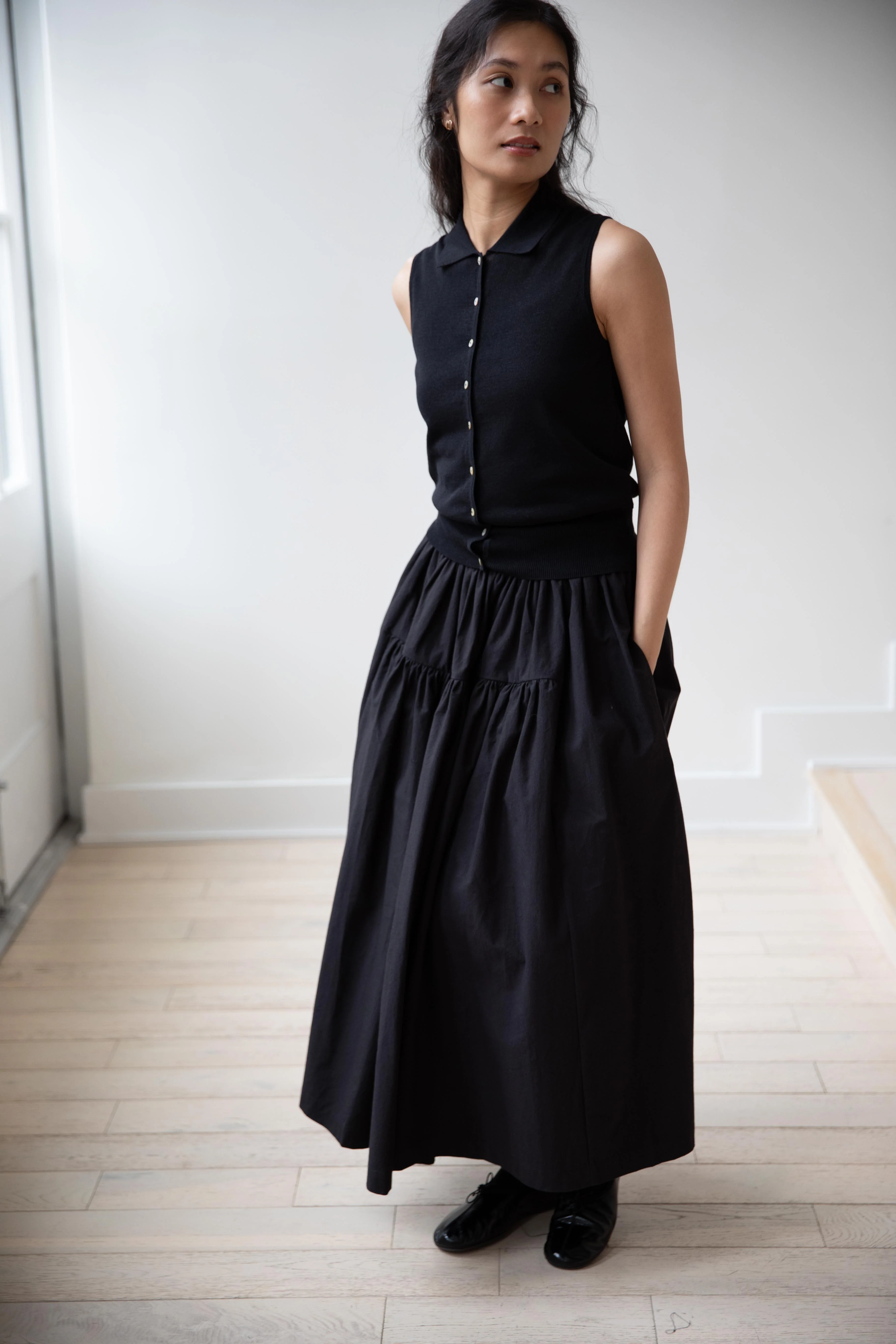 Nothing Written | Lash Polo Tank Top in Black - Image 8