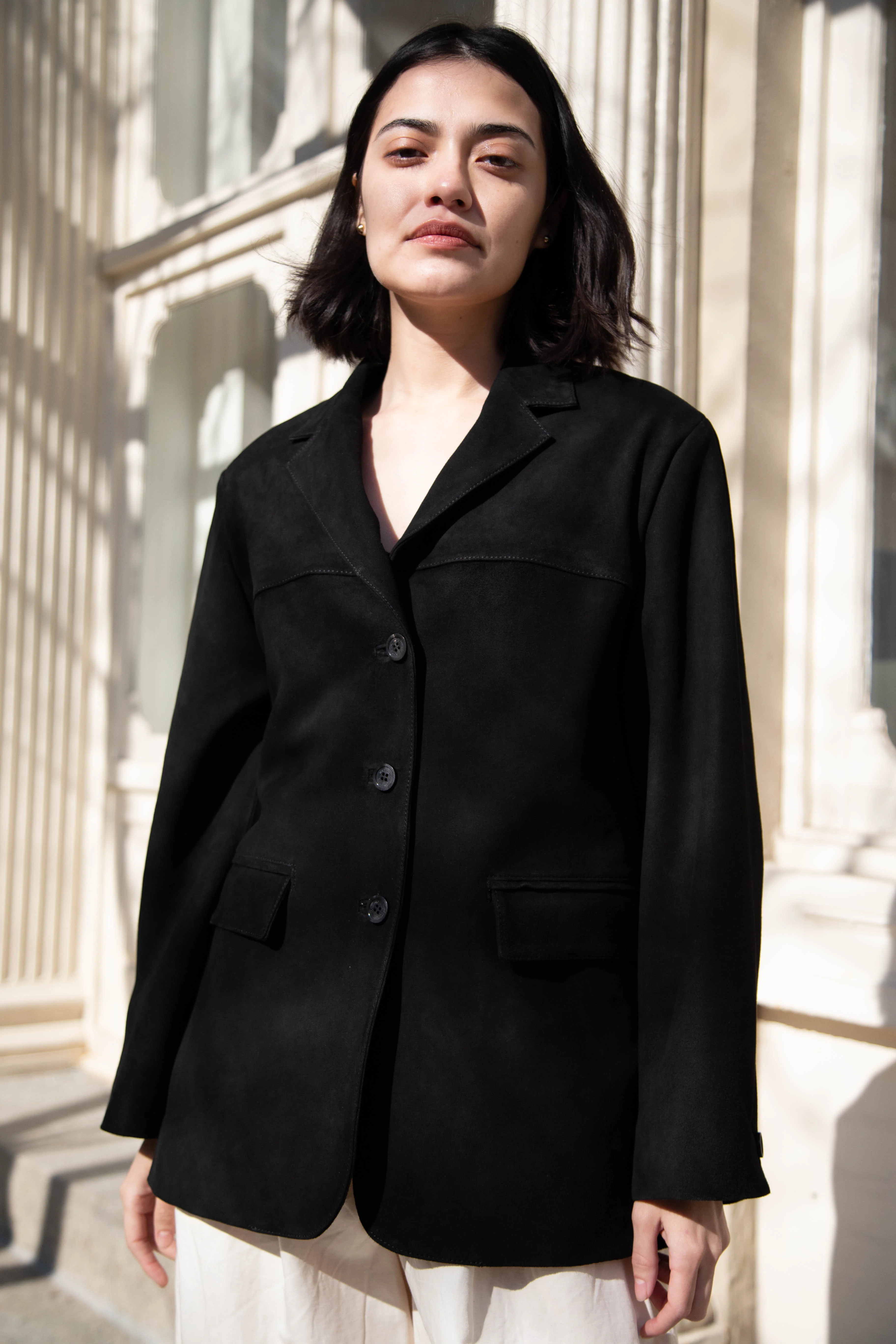 Nothing Written | Norman Leather Jacket in Black - Image 2