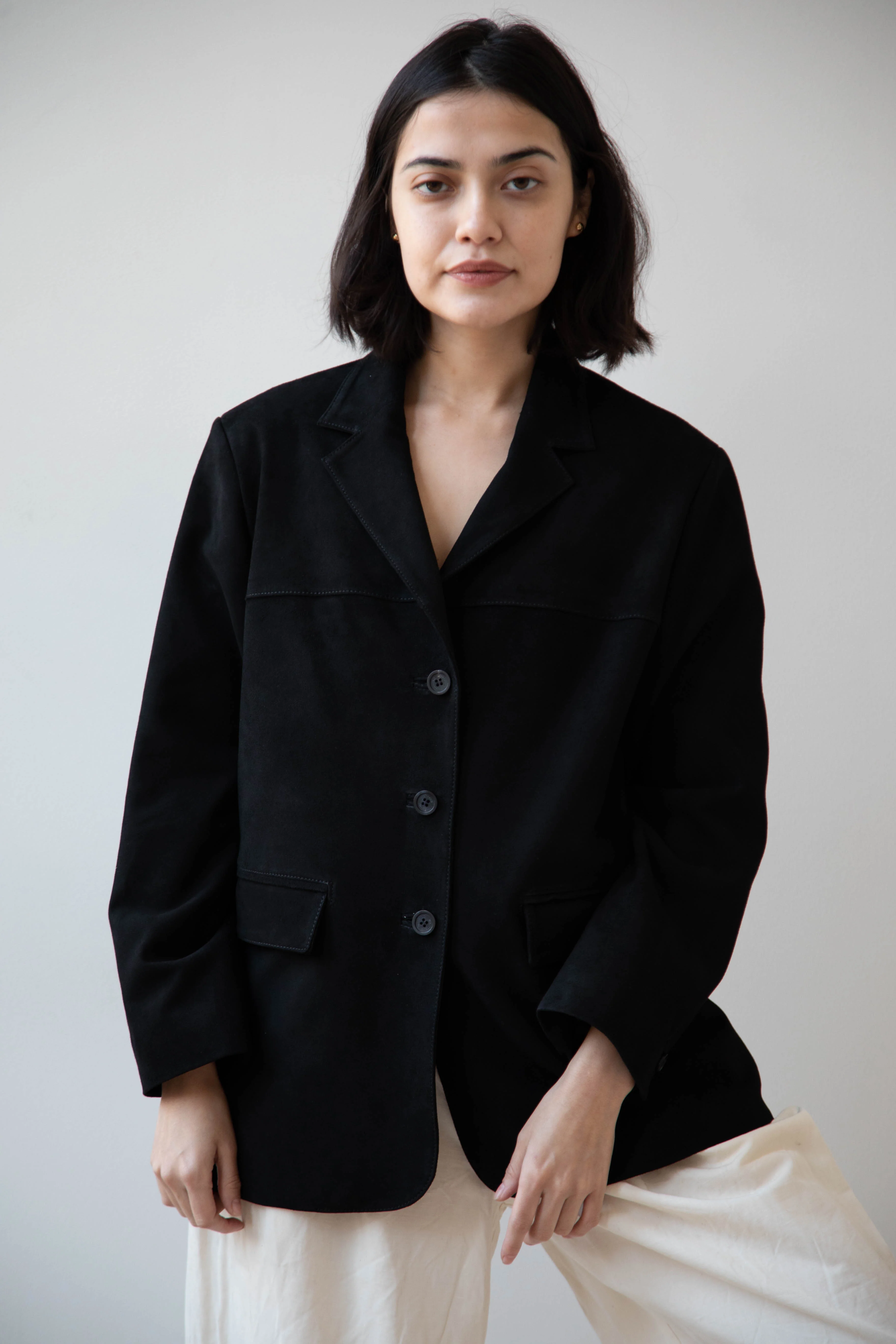 Nothing Written | Norman Leather Jacket in Black - Image 35