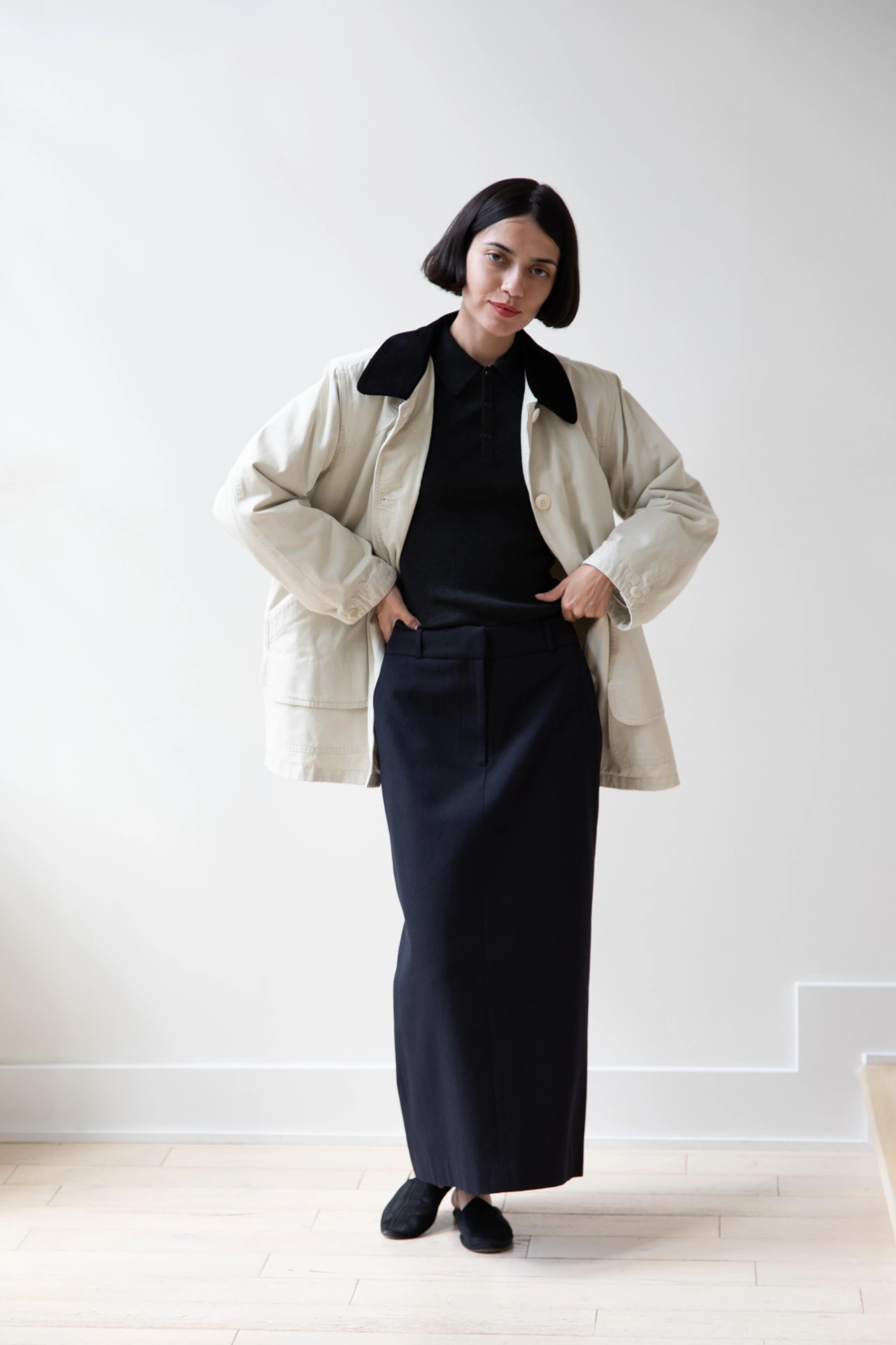 Nothing Written | Oversized Work Jacket In Ivory - Image 13