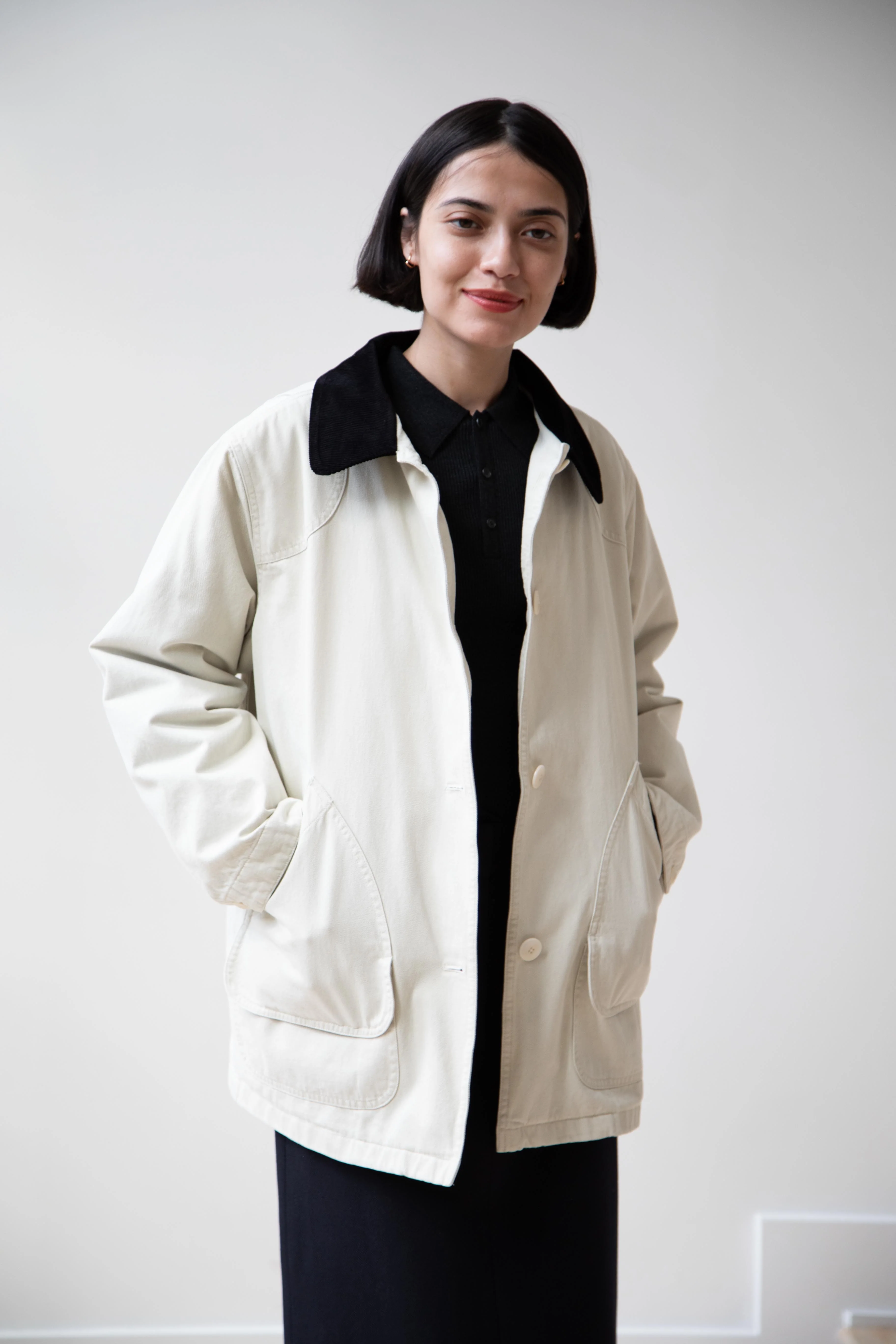 Nothing Written | Oversized Work Jacket In Ivory - Image 15