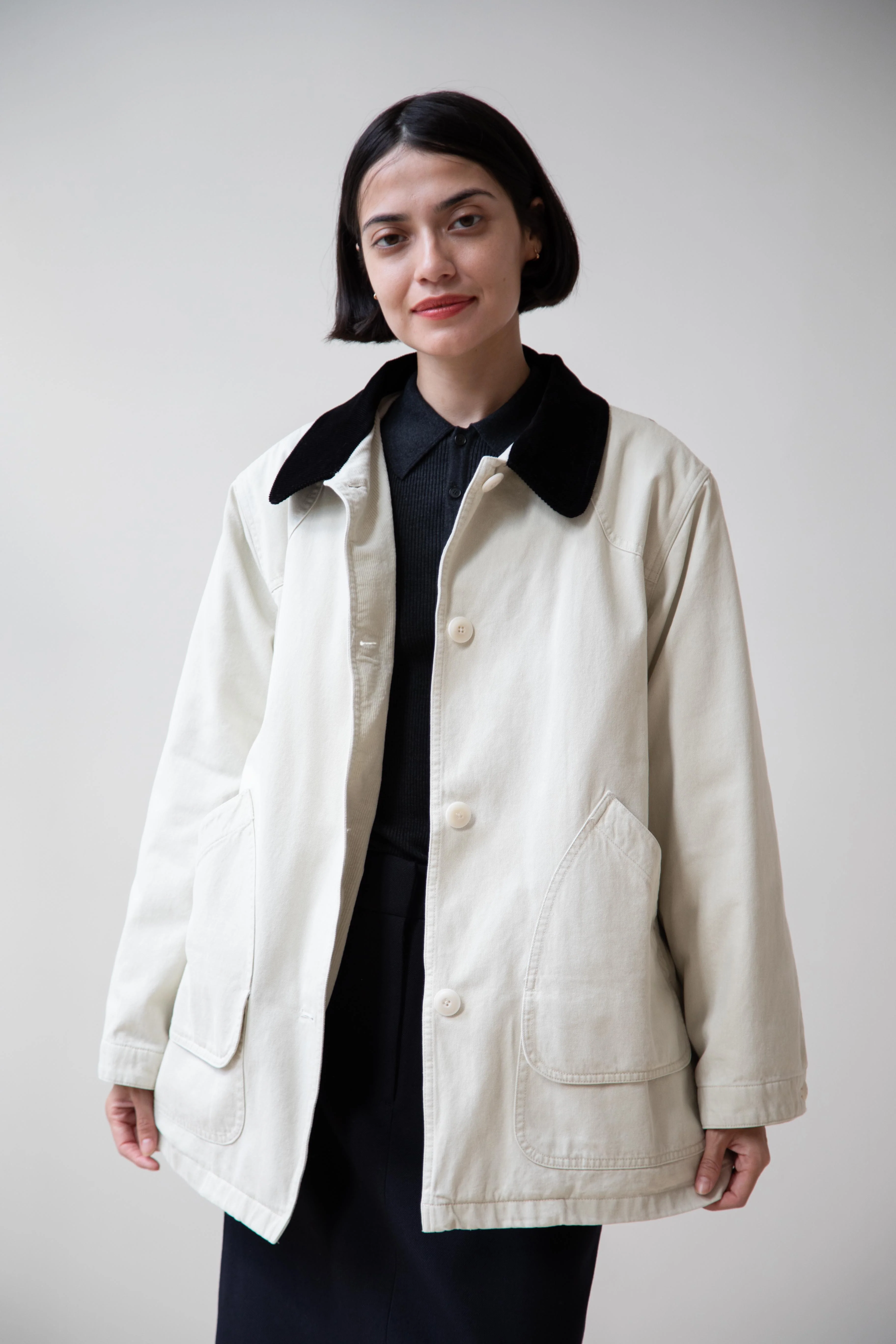 Nothing Written | Oversized Work Jacket In Ivory - Image 16
