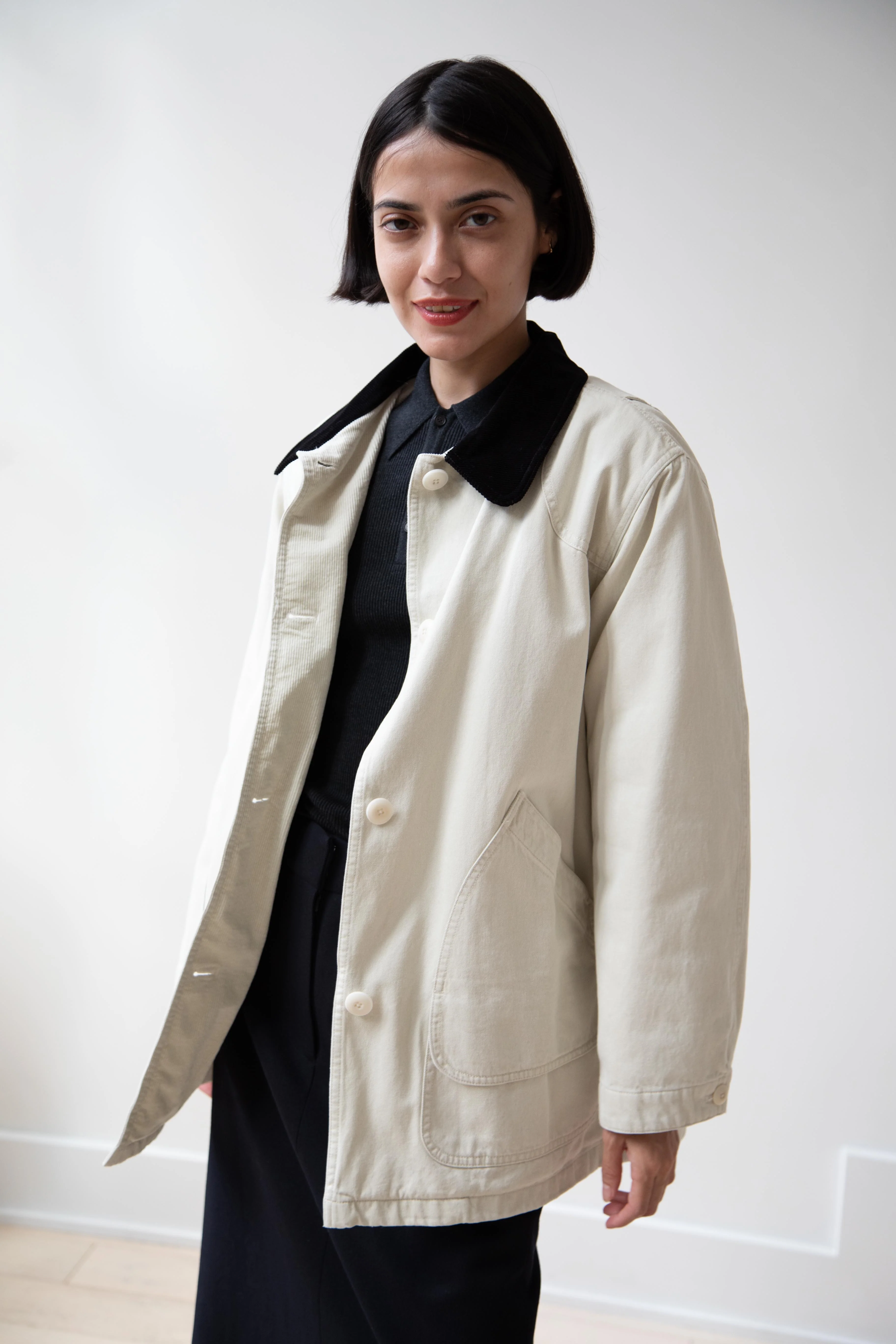Nothing Written | Oversized Work Jacket In Ivory - Image 18