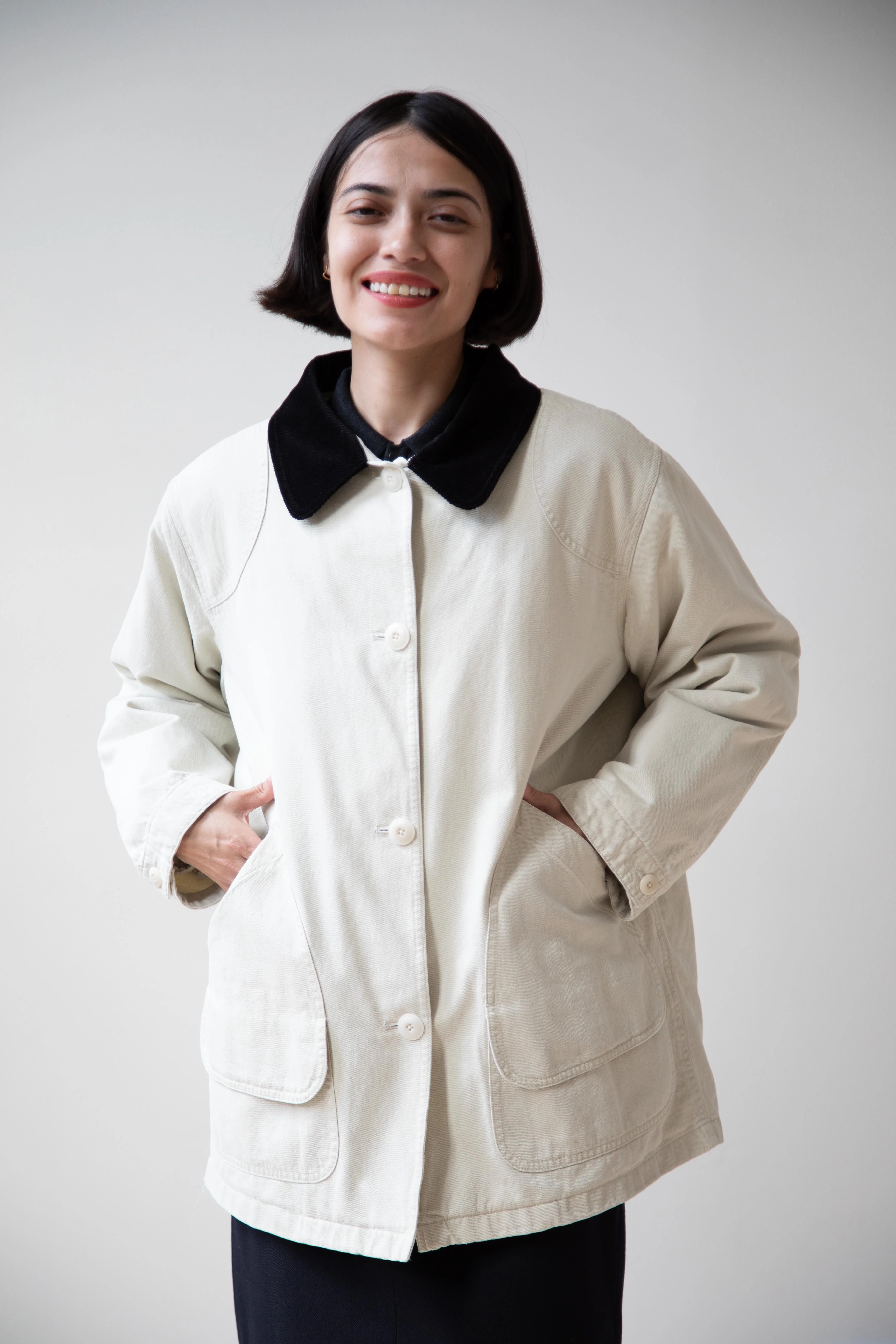 Nothing Written | Oversized Work Jacket In Ivory - Image 21