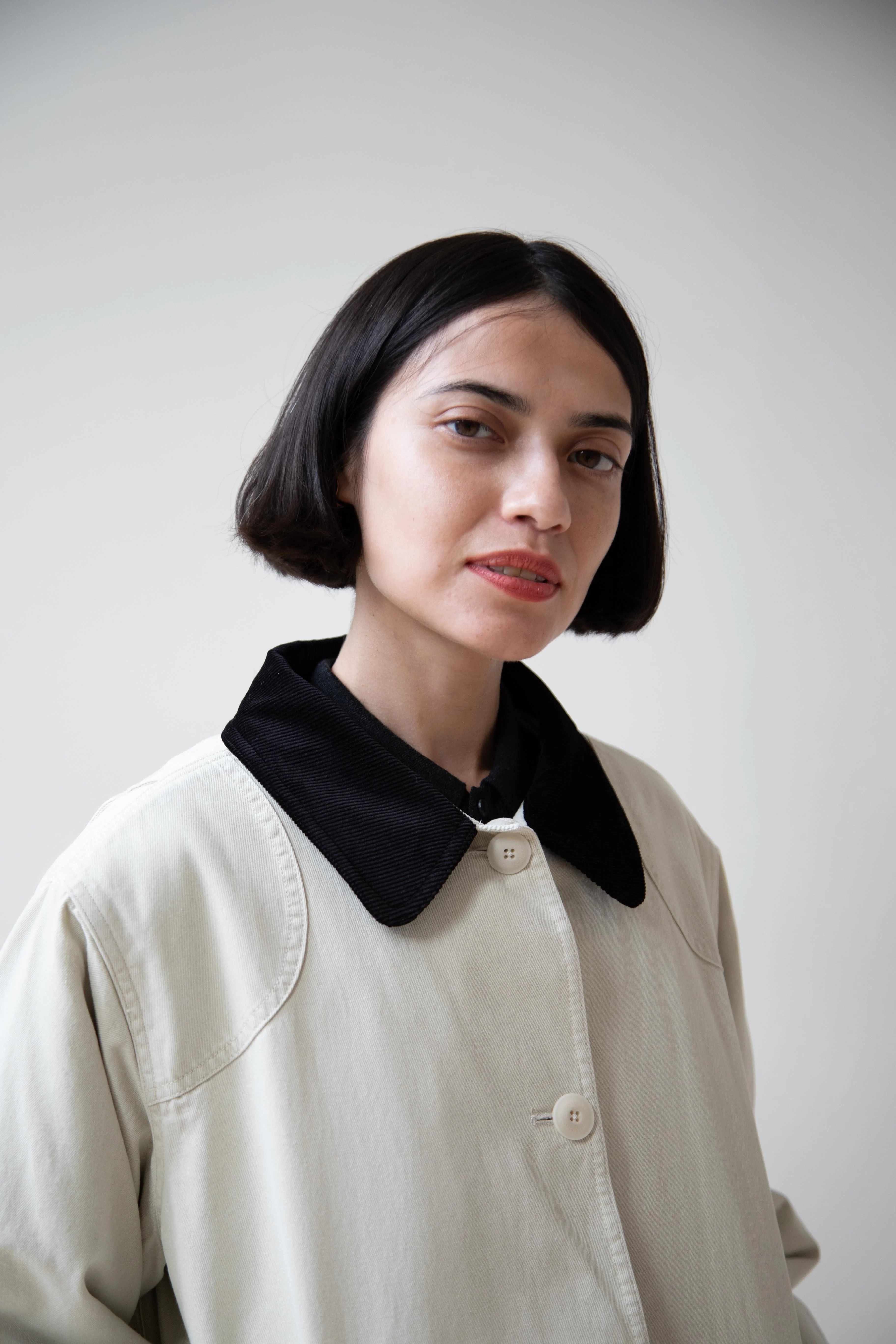 Nothing Written | Oversized Work Jacket In Ivory - Image 3