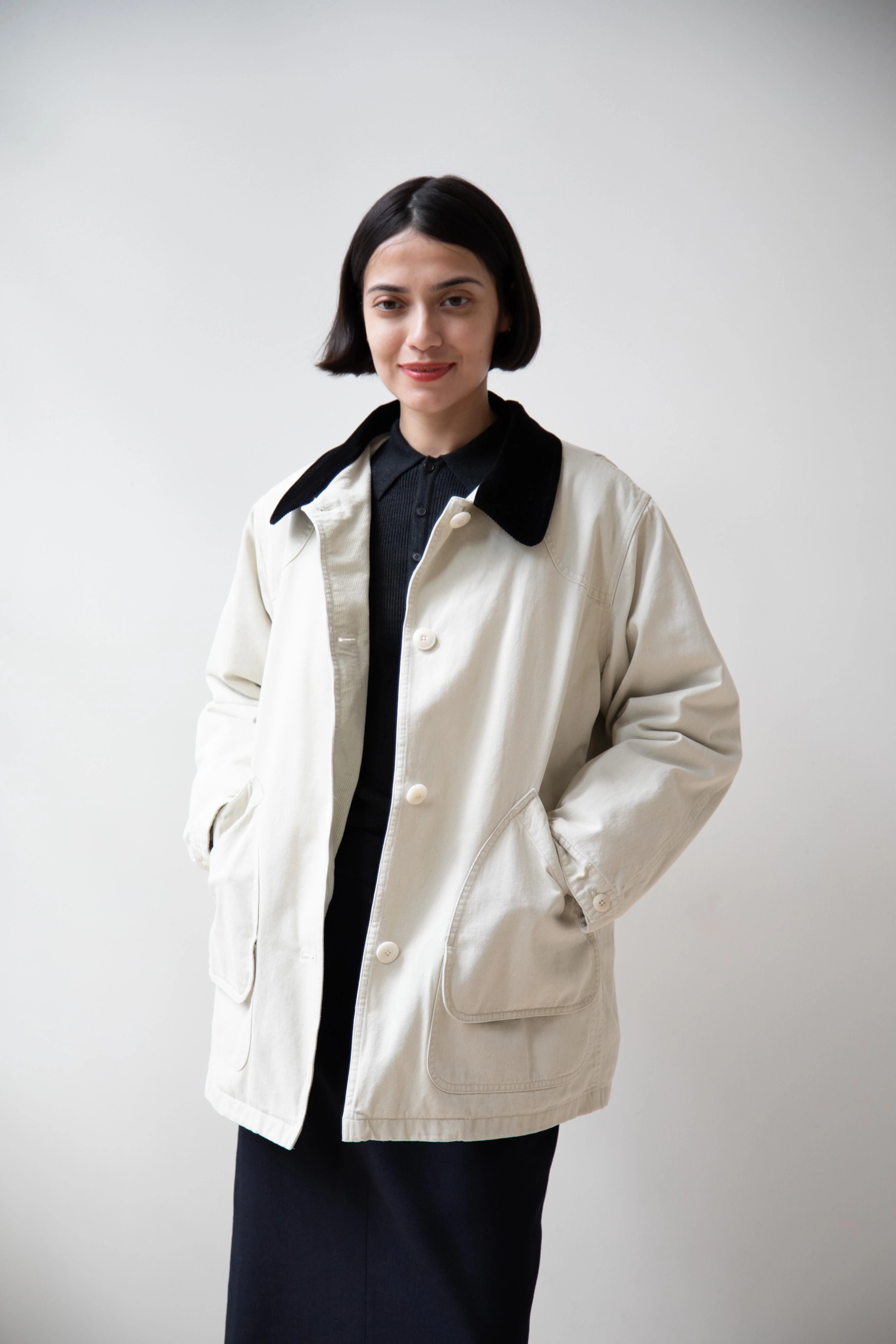 Nothing Written | Oversized Work Jacket In Ivory - Image 7