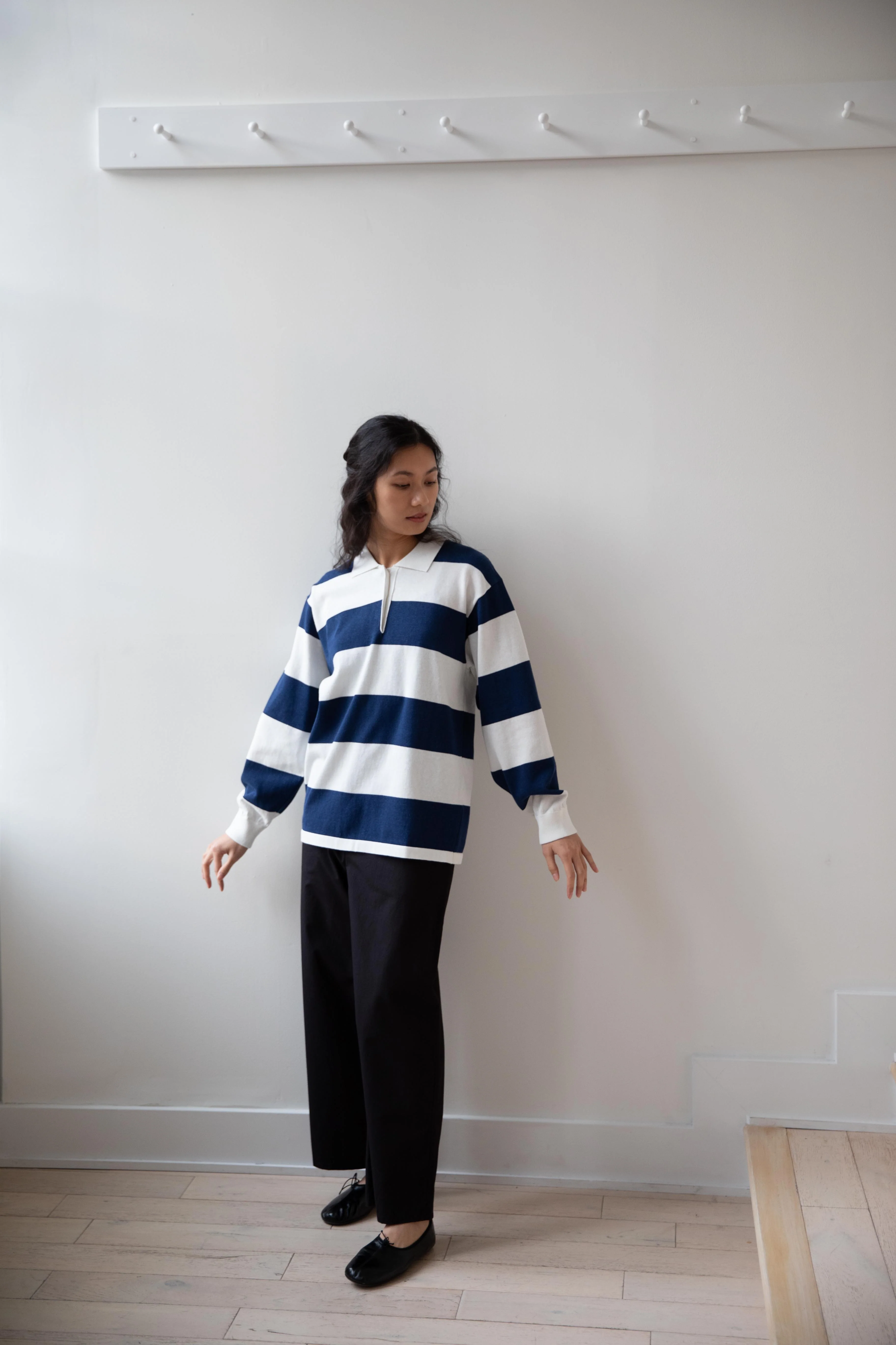 Nothing Written | Stripe Collar Knit Polo - Image 16