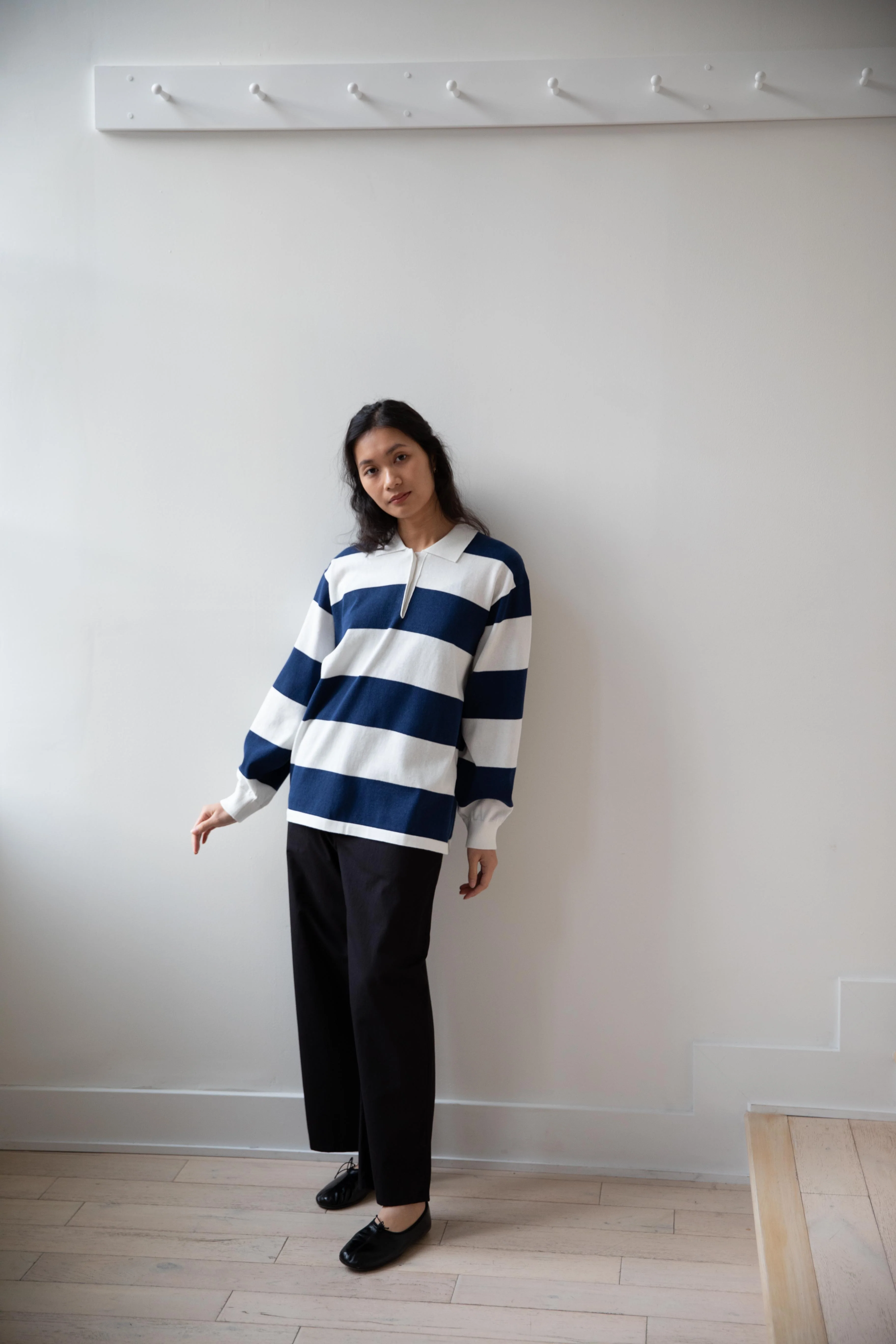 Nothing Written | Stripe Collar Knit Polo - Image 17
