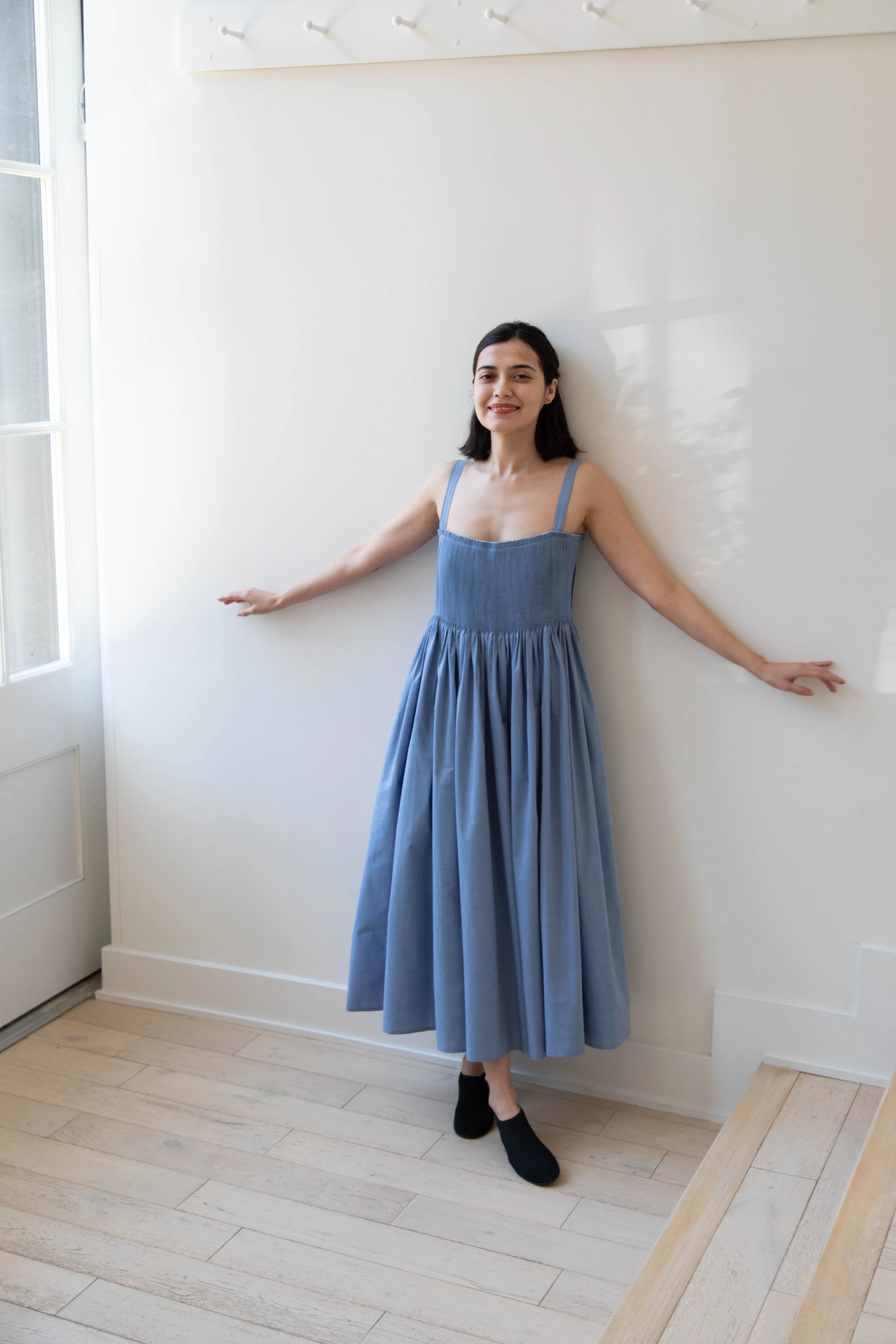 Renata Brenha | Gal Dress in Blue Cotton - Image 34