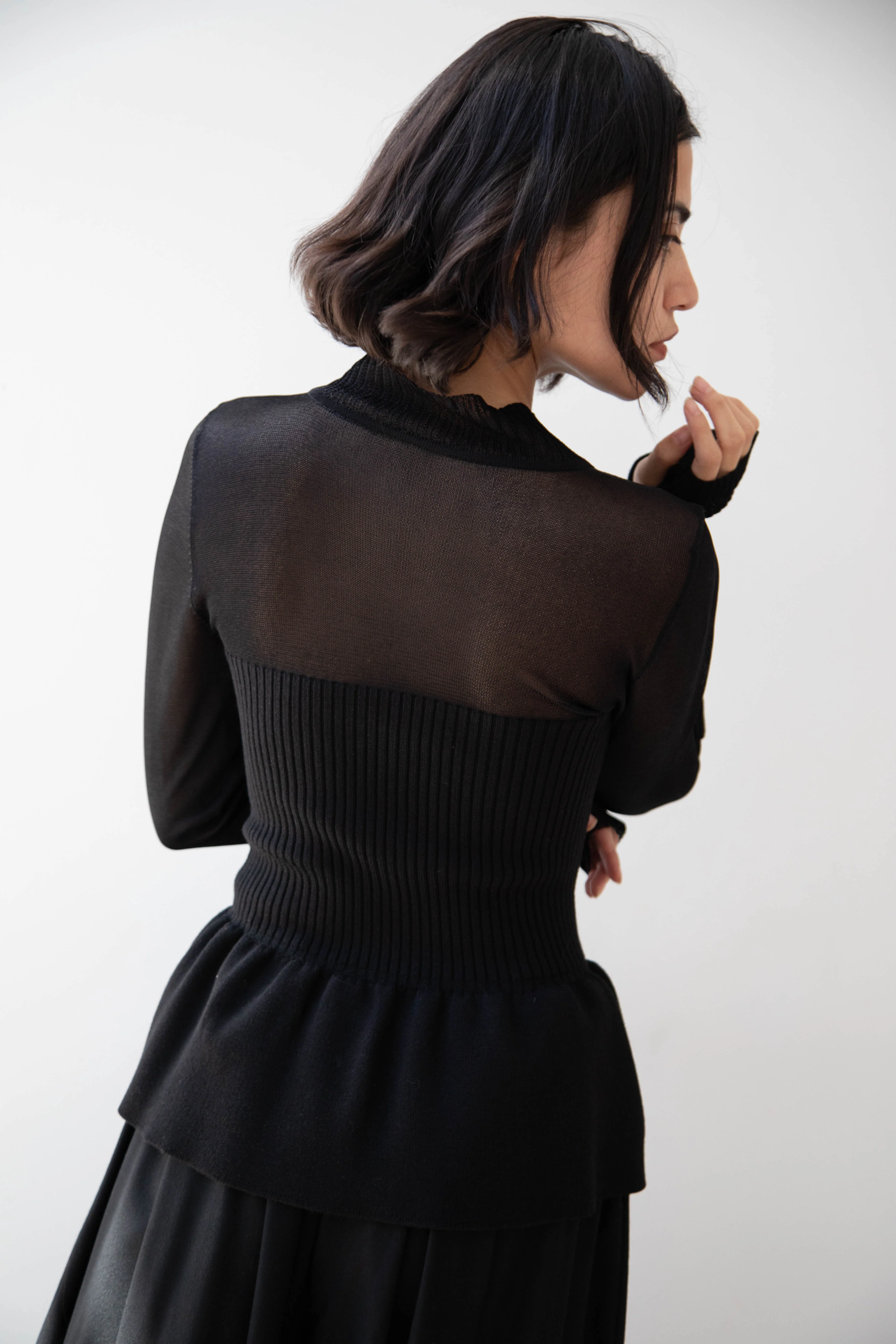 Renata Brenha | Sublime Knitted Top in Black - Image 7