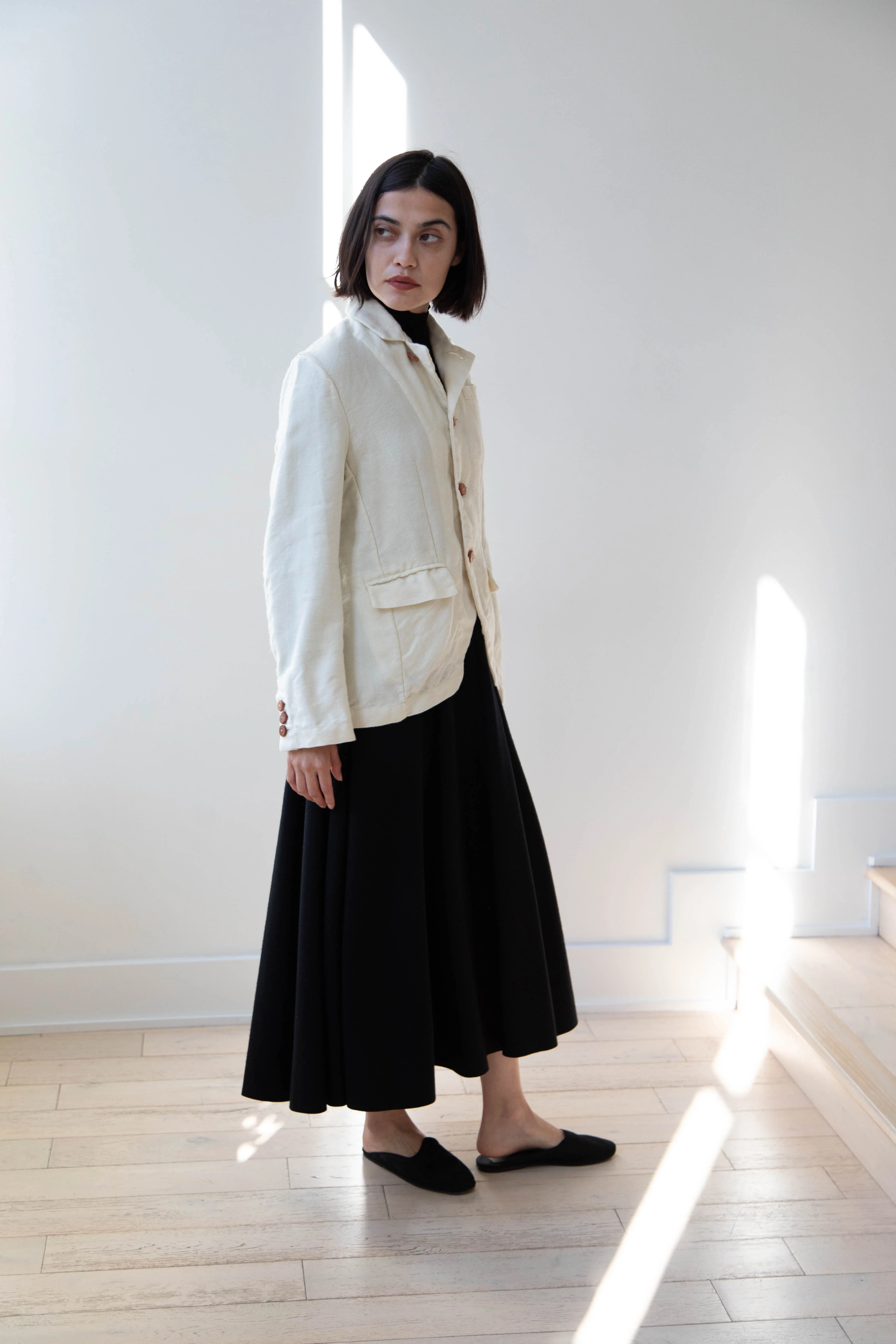 Risa Nakamura | Jacket "E" in Washed Wool - Image 11