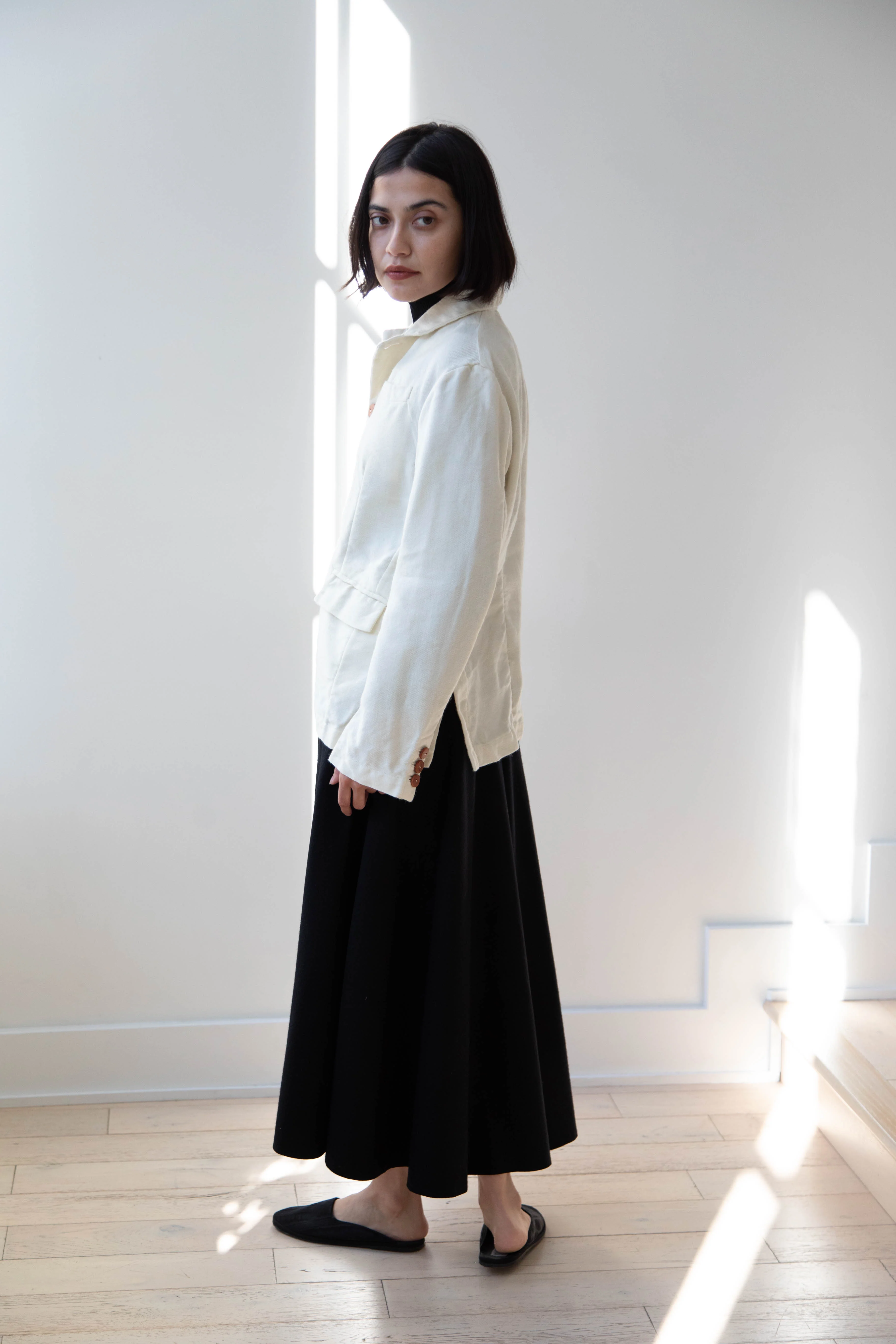 Risa Nakamura | Jacket "E" in Washed Wool - Image 15