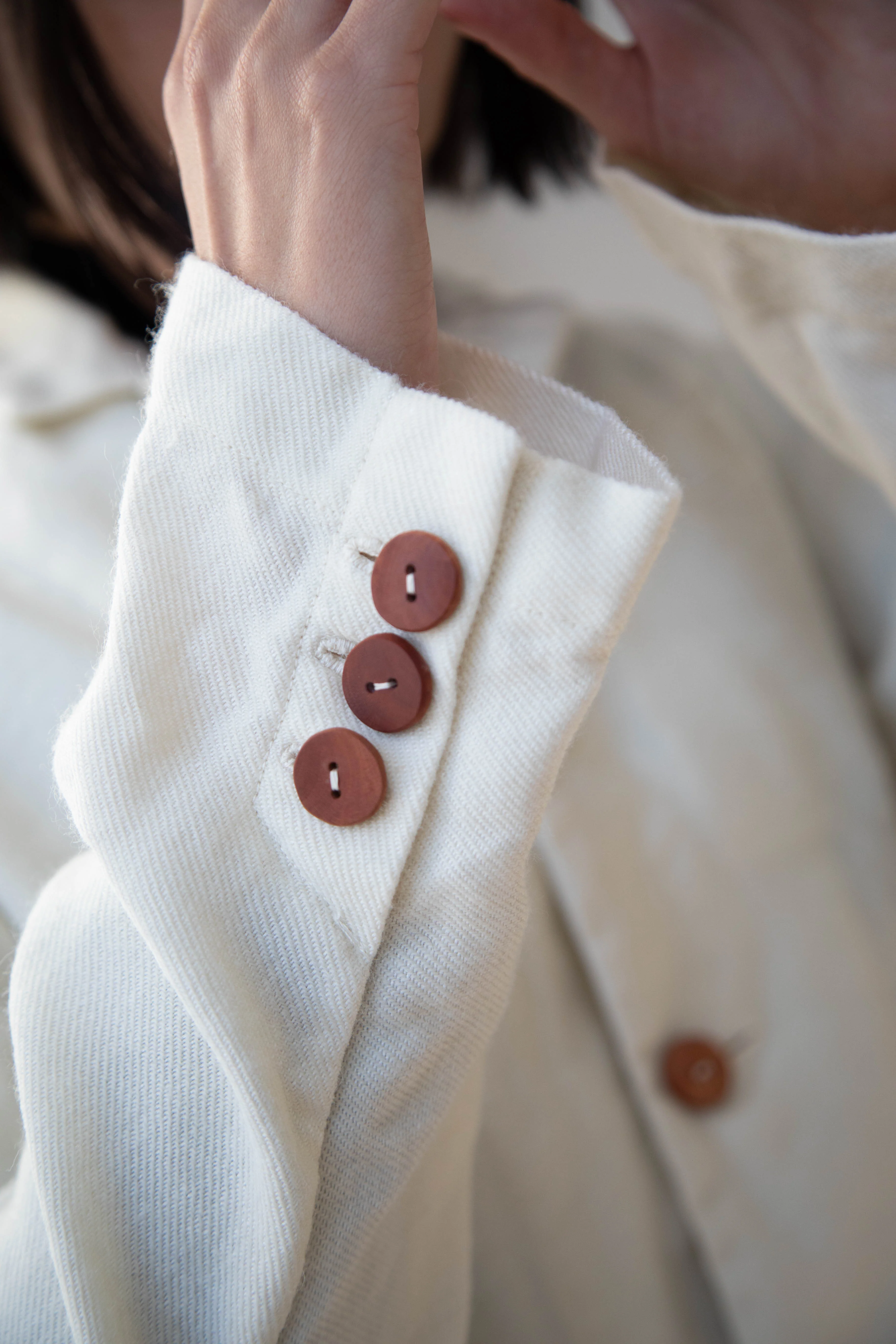 Risa Nakamura | Jacket "E" in Washed Wool - Image 19