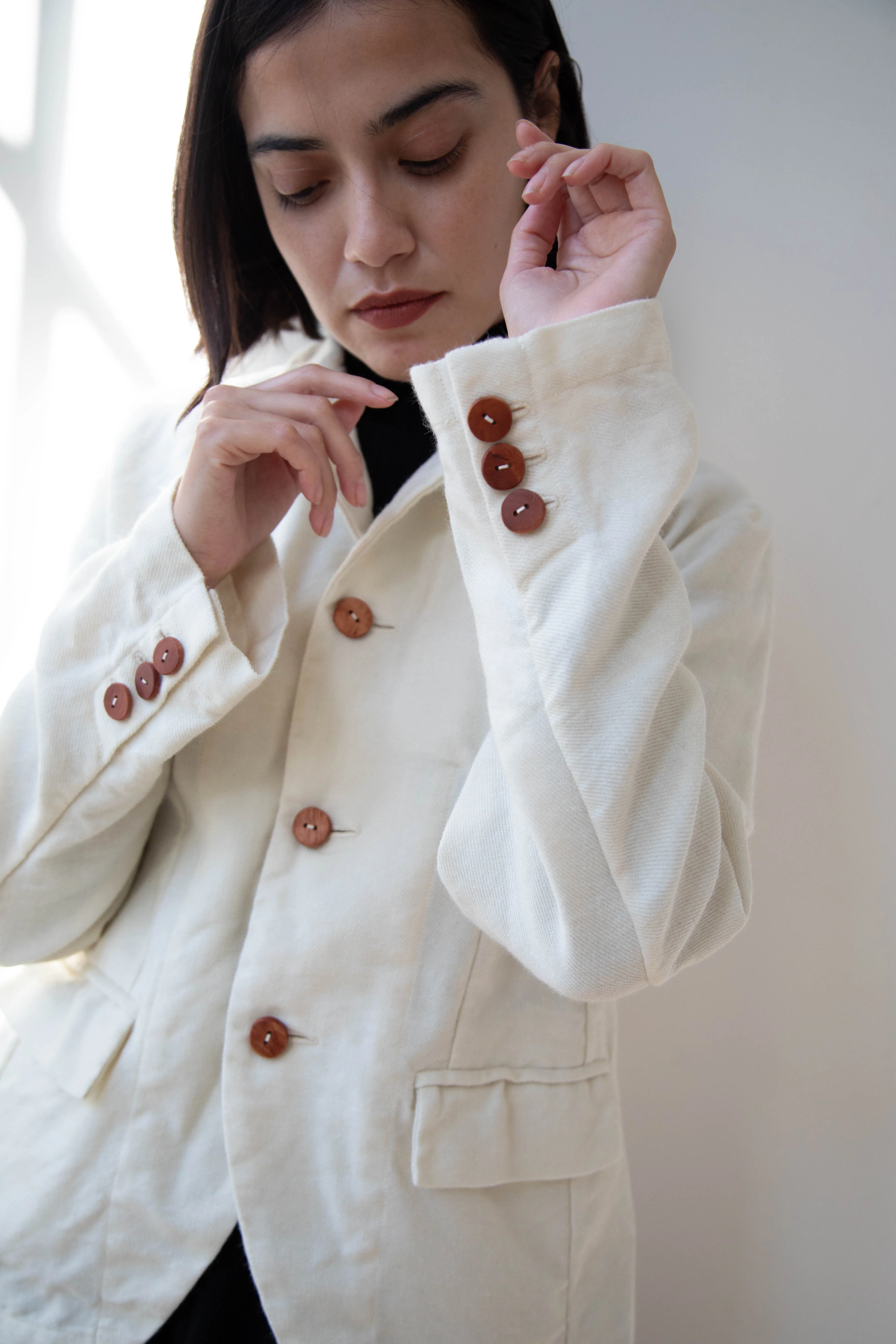 Risa Nakamura | Jacket "E" in Washed Wool - Image 21
